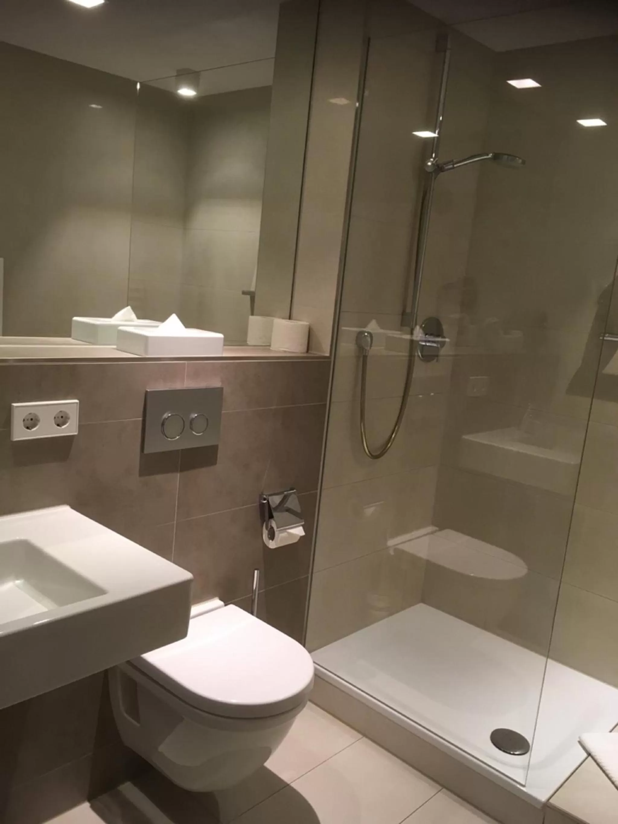 Shower in Hotel Otterbach