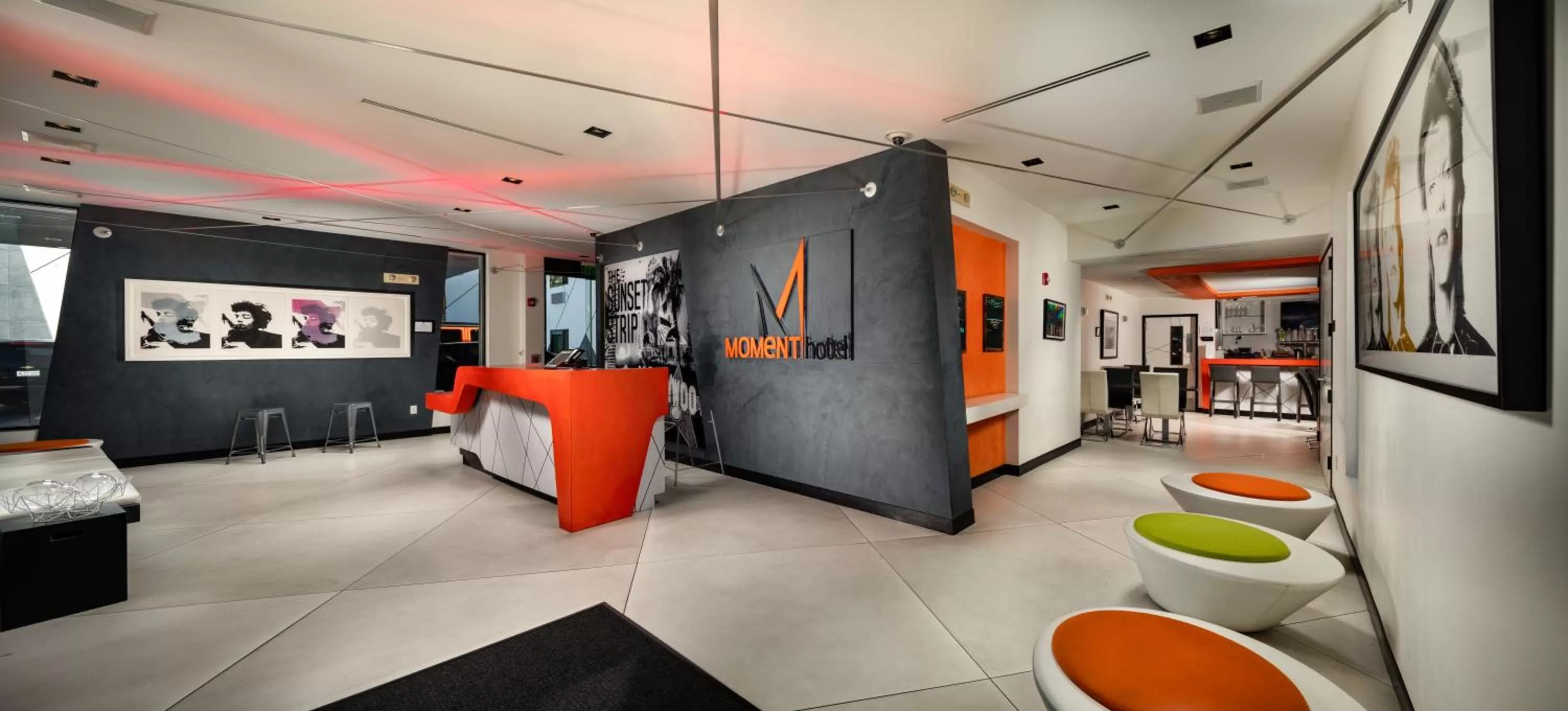 Lobby or reception in The Moment Hotel