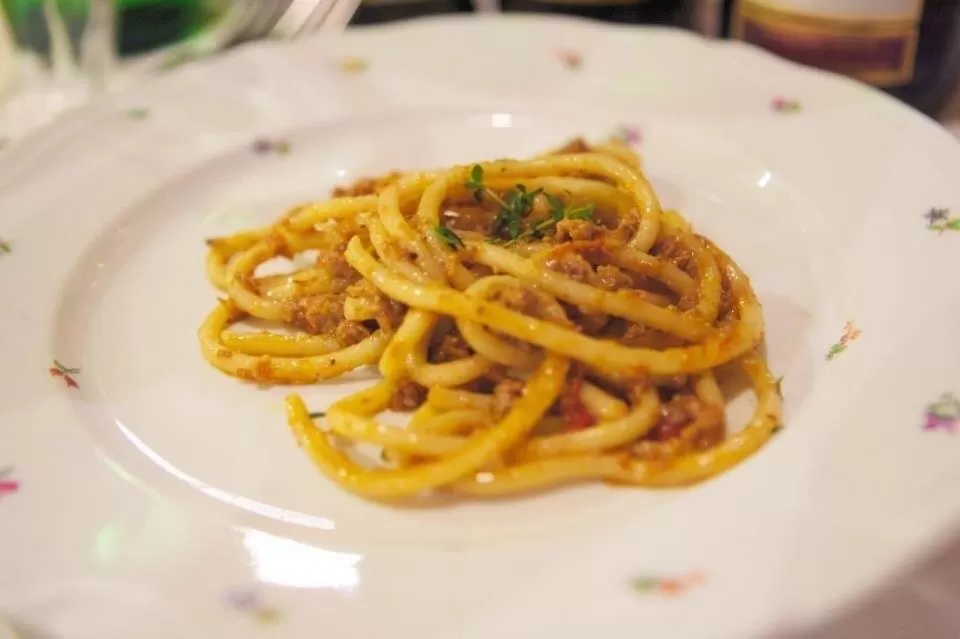 Food close-up in La Bussola Da Gino