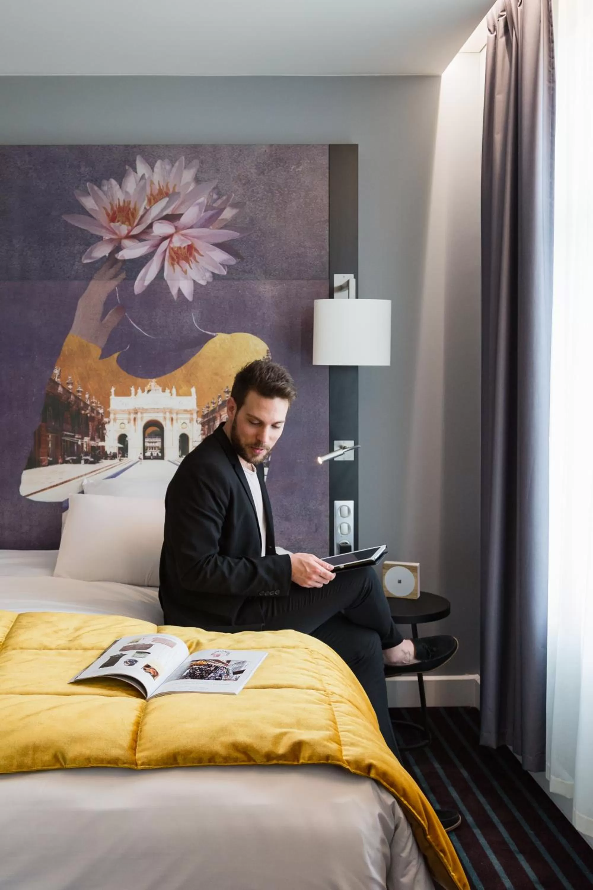 Staff, Bed in Mercure Nancy Centre Place Stanislas