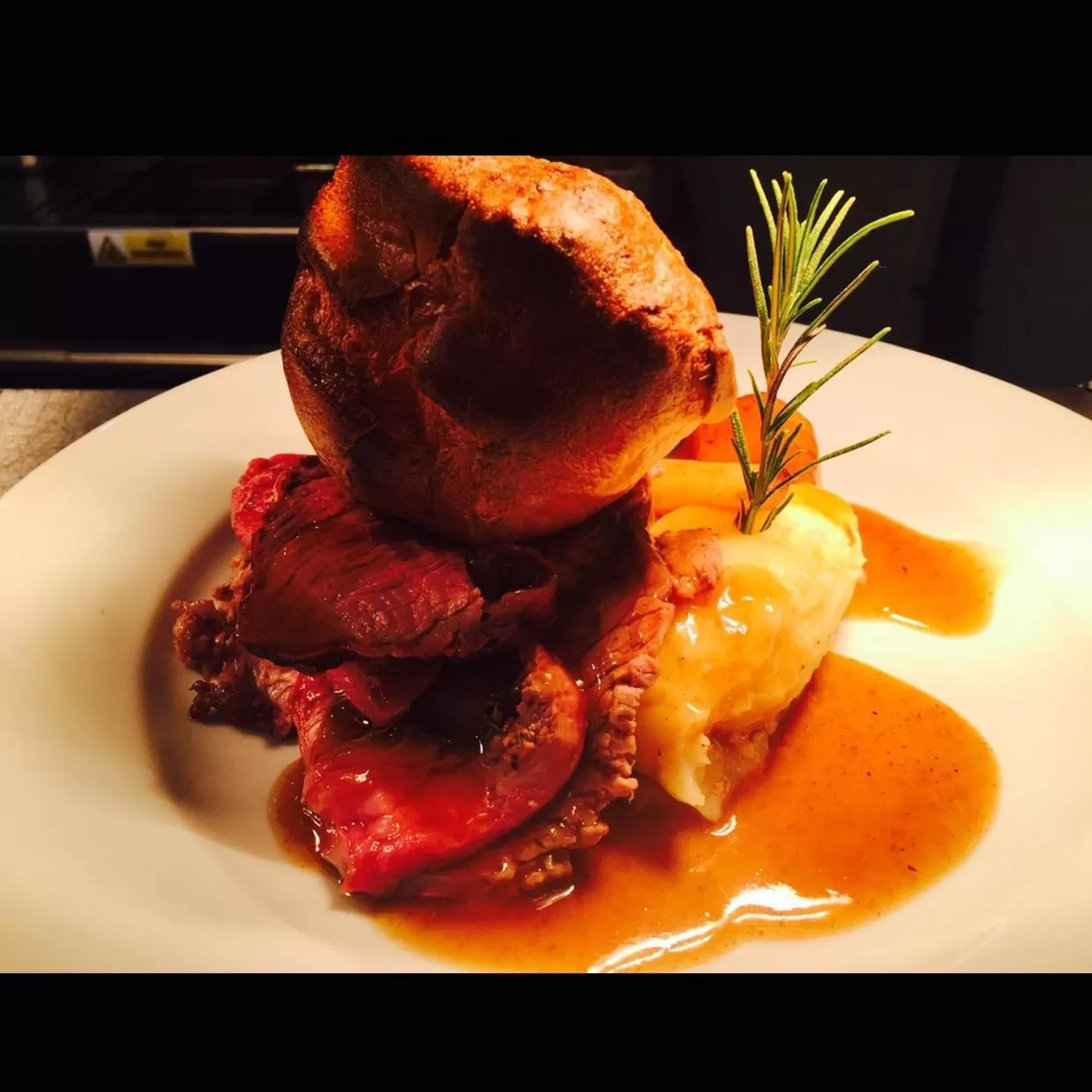 Food in The Black Swan Hotel