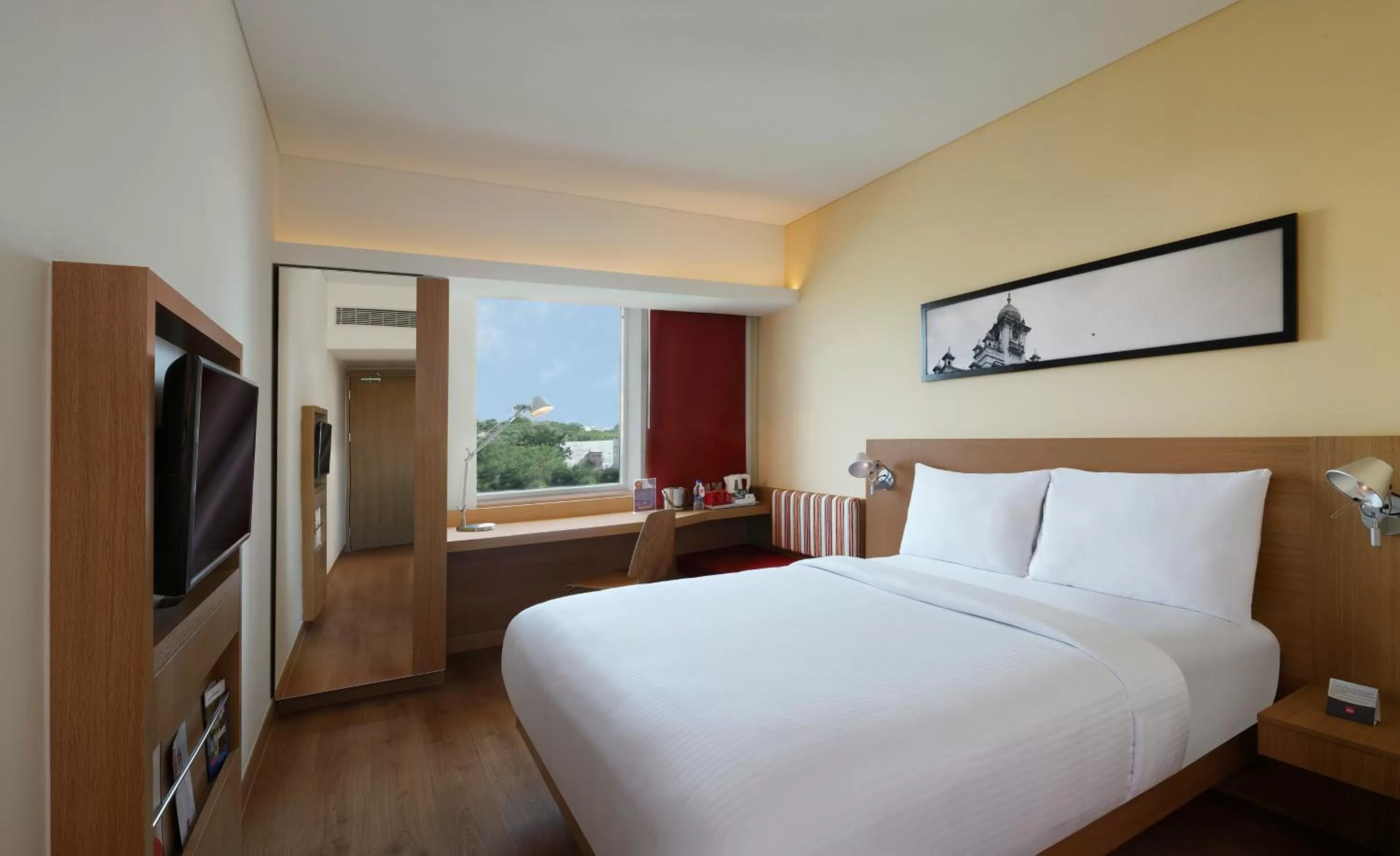 Photo of the whole room, Bed in ibis Hyderabad Hitec City - An Accor Brand