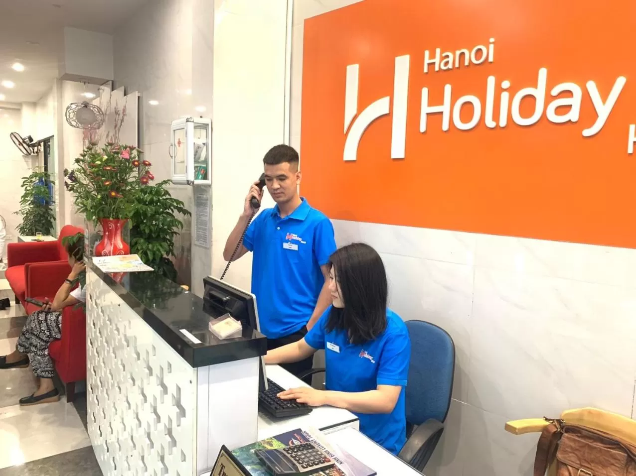 Staff in Hanoi Holiday Hotel