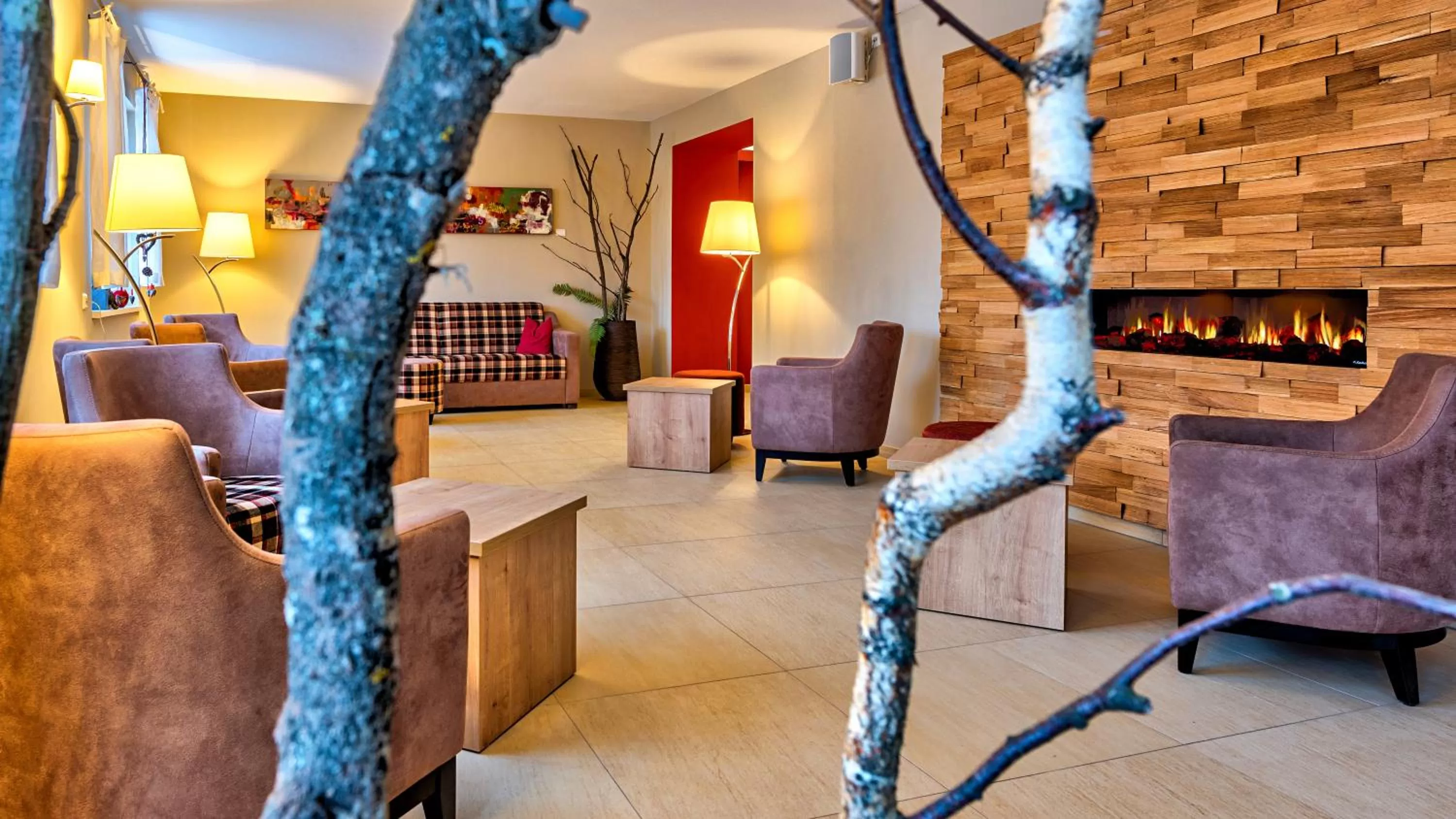 Lobby or reception in Hotel Traumblick