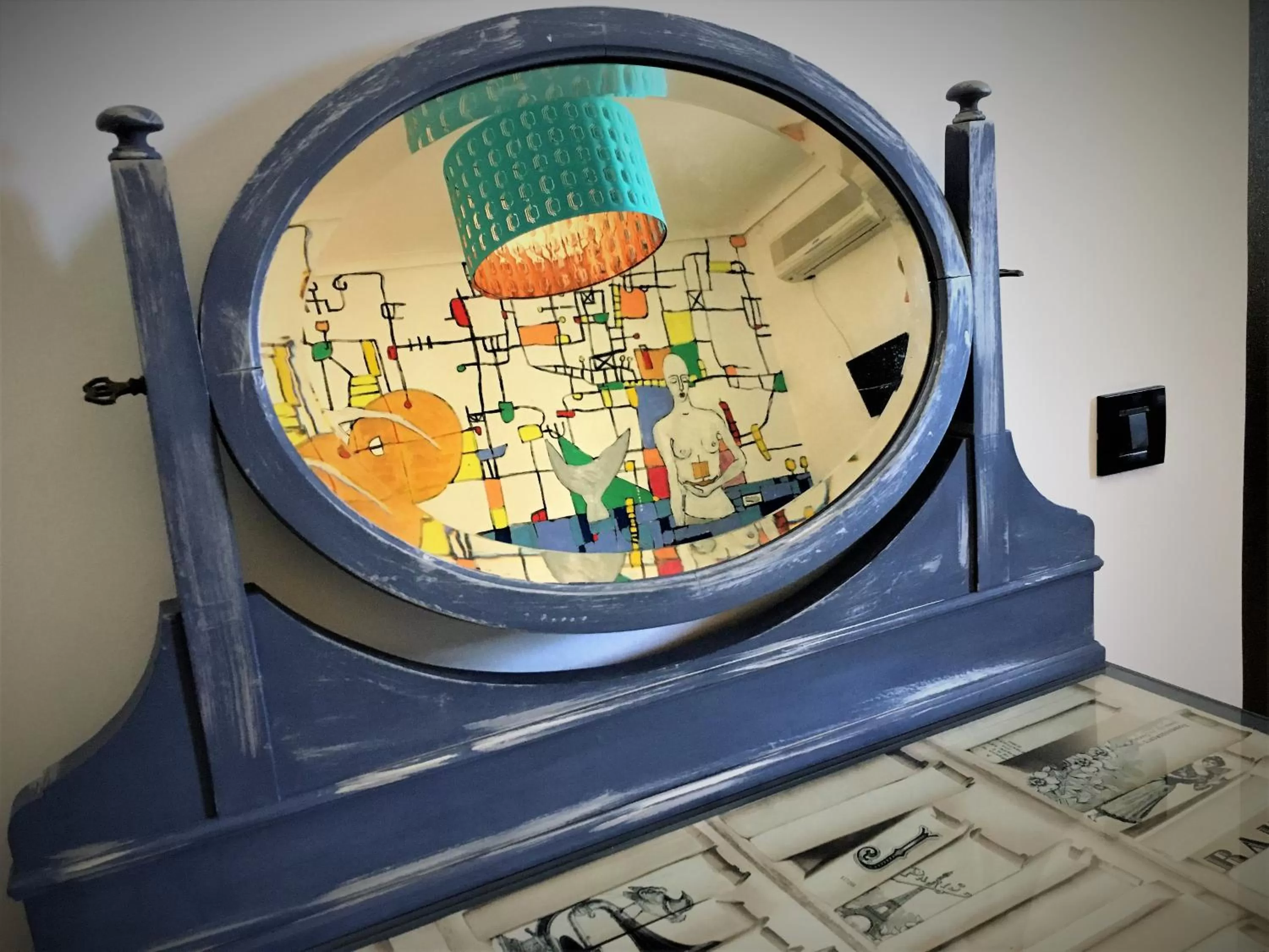 Decorative detail in Villa Scilla e Cariddi