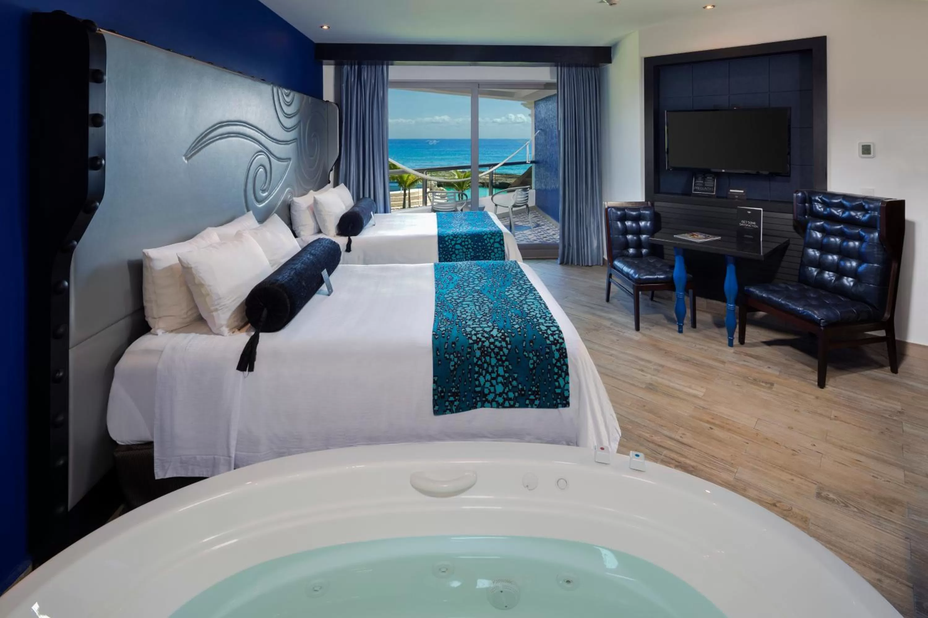 Bedroom, Bed in Hard Rock Hotel Riviera Maya - Heaven Adults Only - All Inclusive