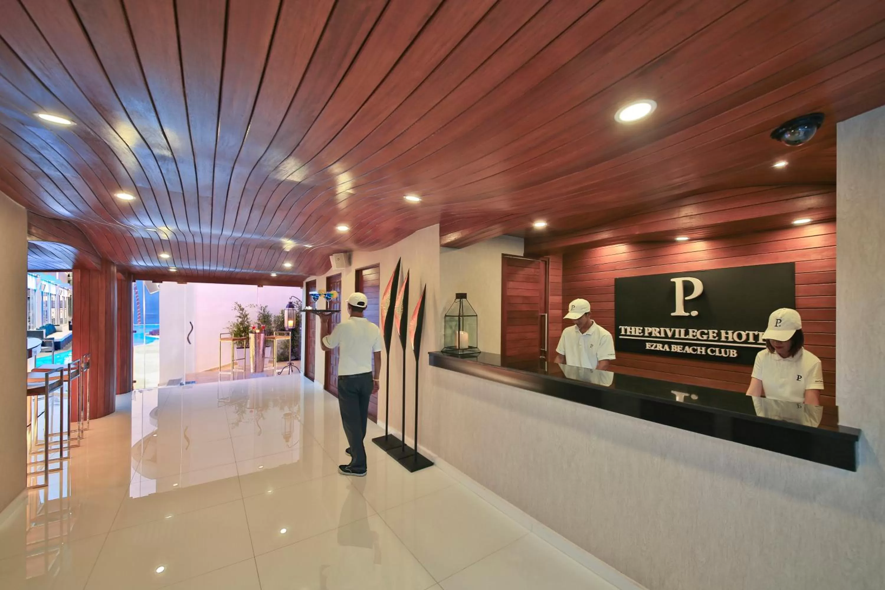 Staff in The Privilege Hotel Ezra Beach Club