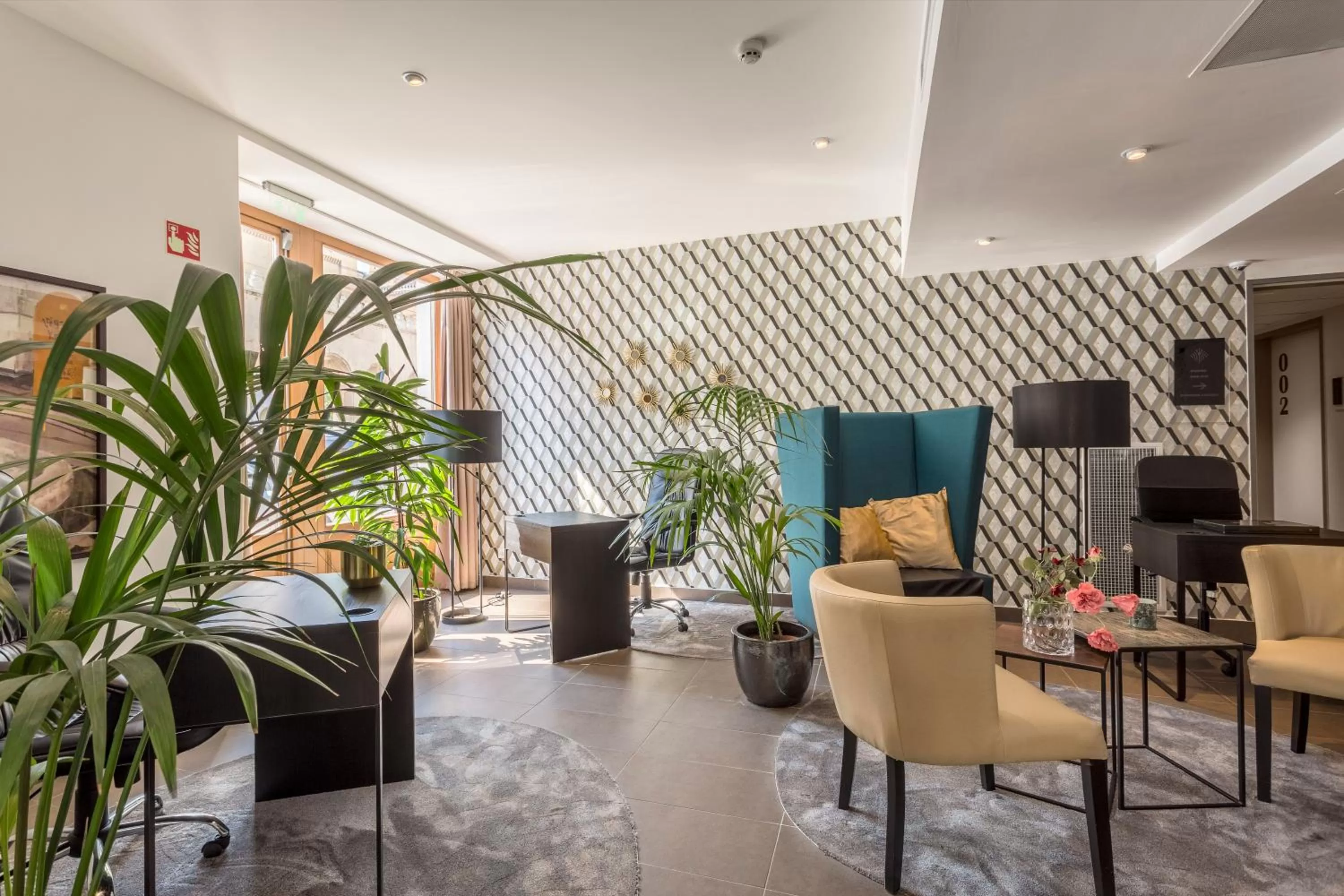 Lobby or reception in Hotel Memories Budapest