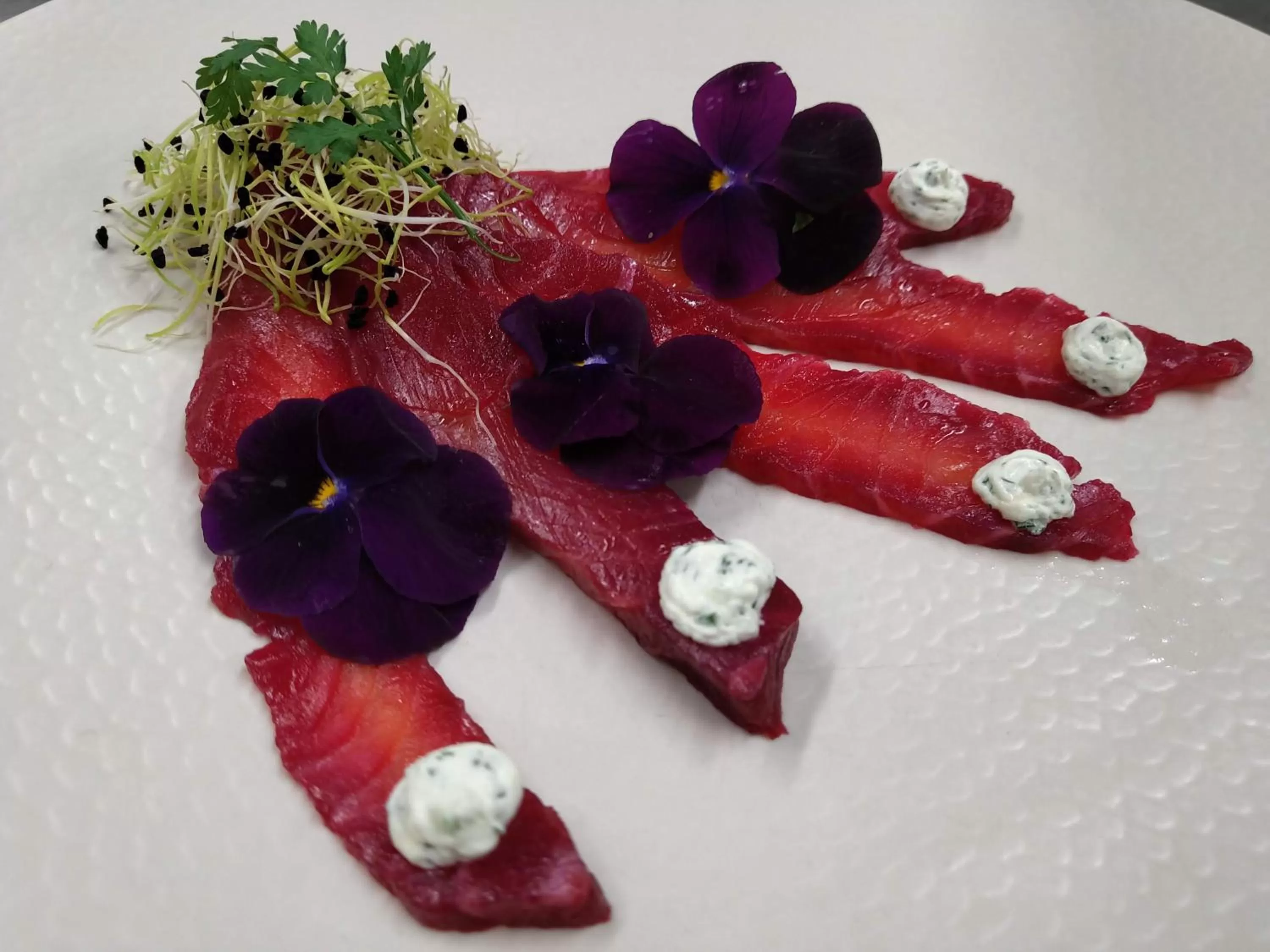 Food close-up in Hotel Les Lanchers