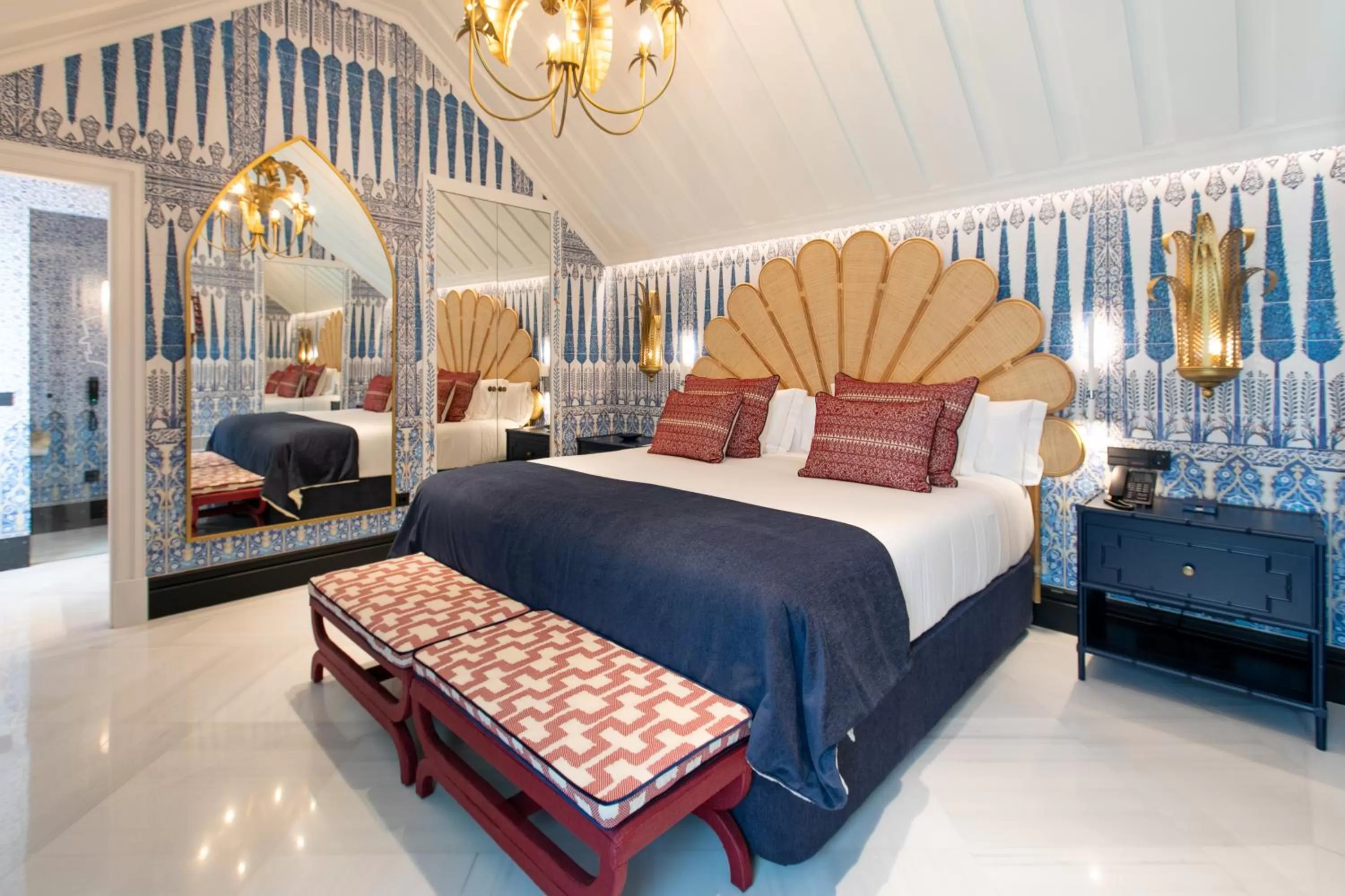 Bed in Hotel Casa Palacio Don Ramón