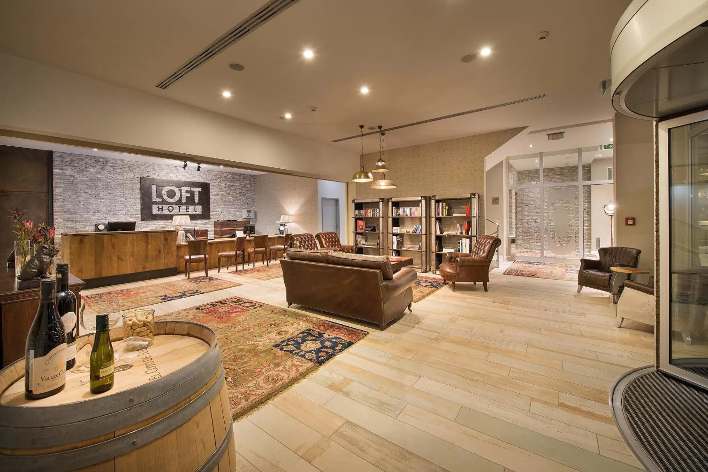 Library in LOFT Hotel Bratislava