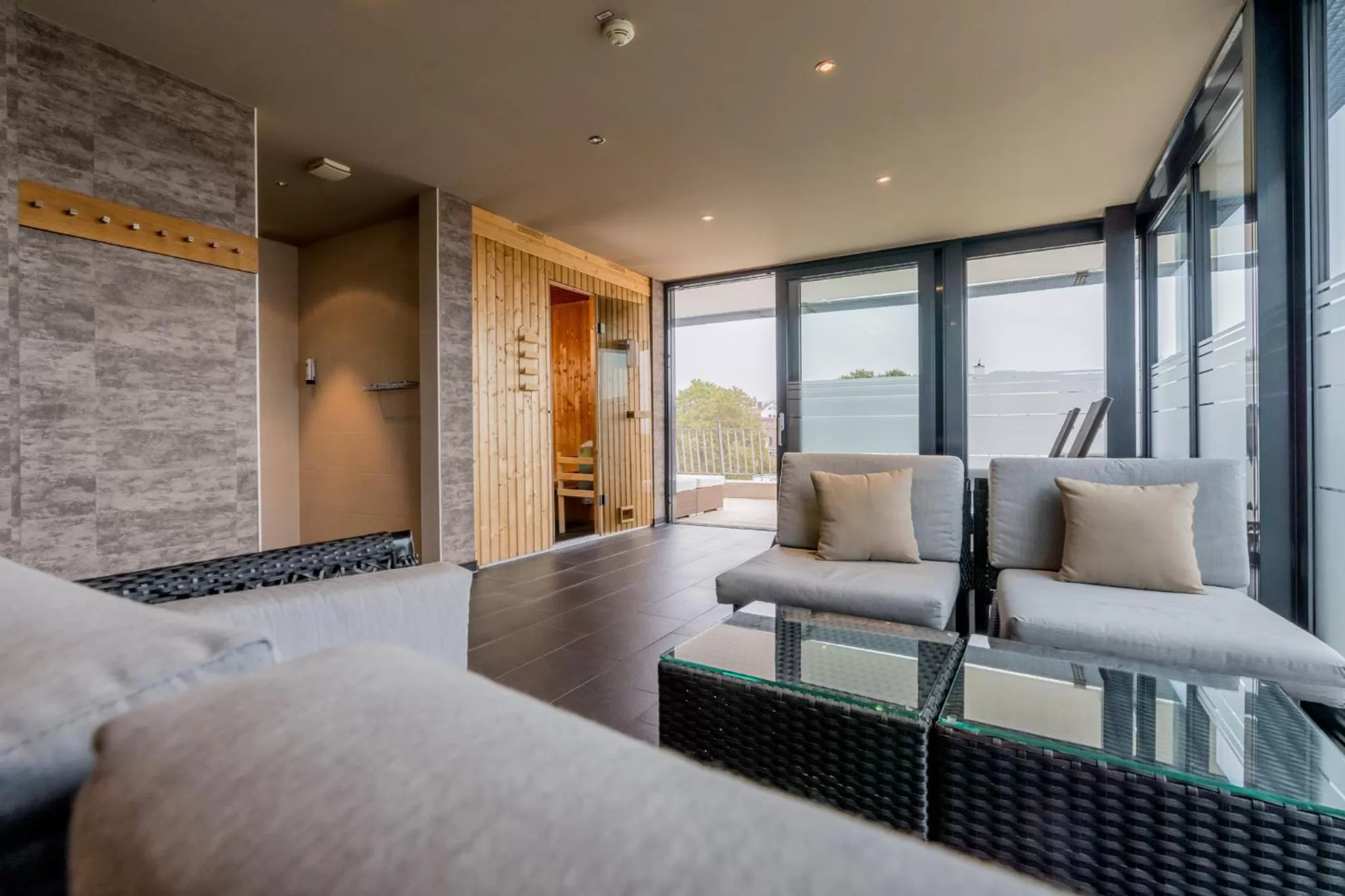 Sauna in Hotel Bacchus