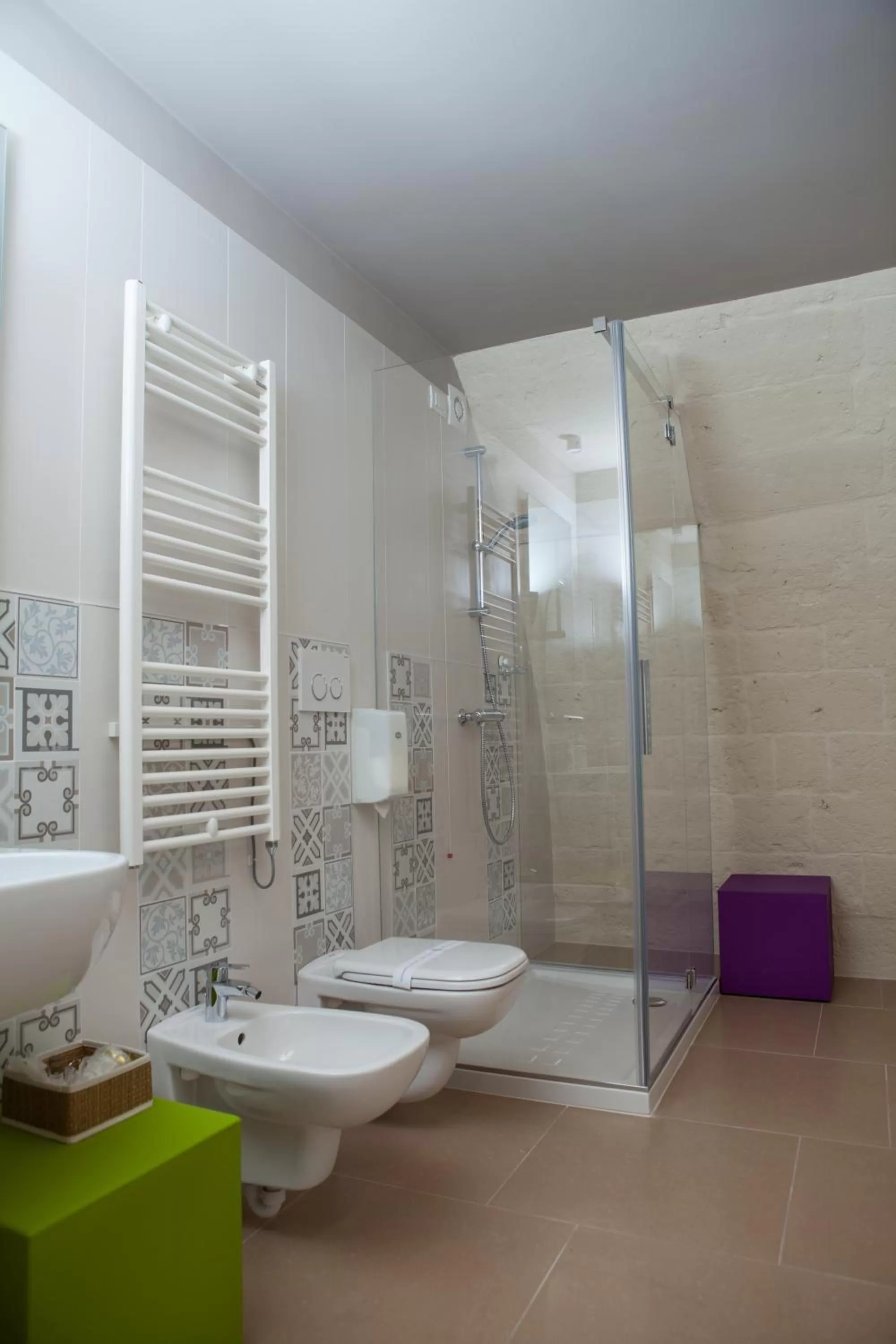 Shower in Tenuta Danesi - Camere - Appartamenti - Bubble Room