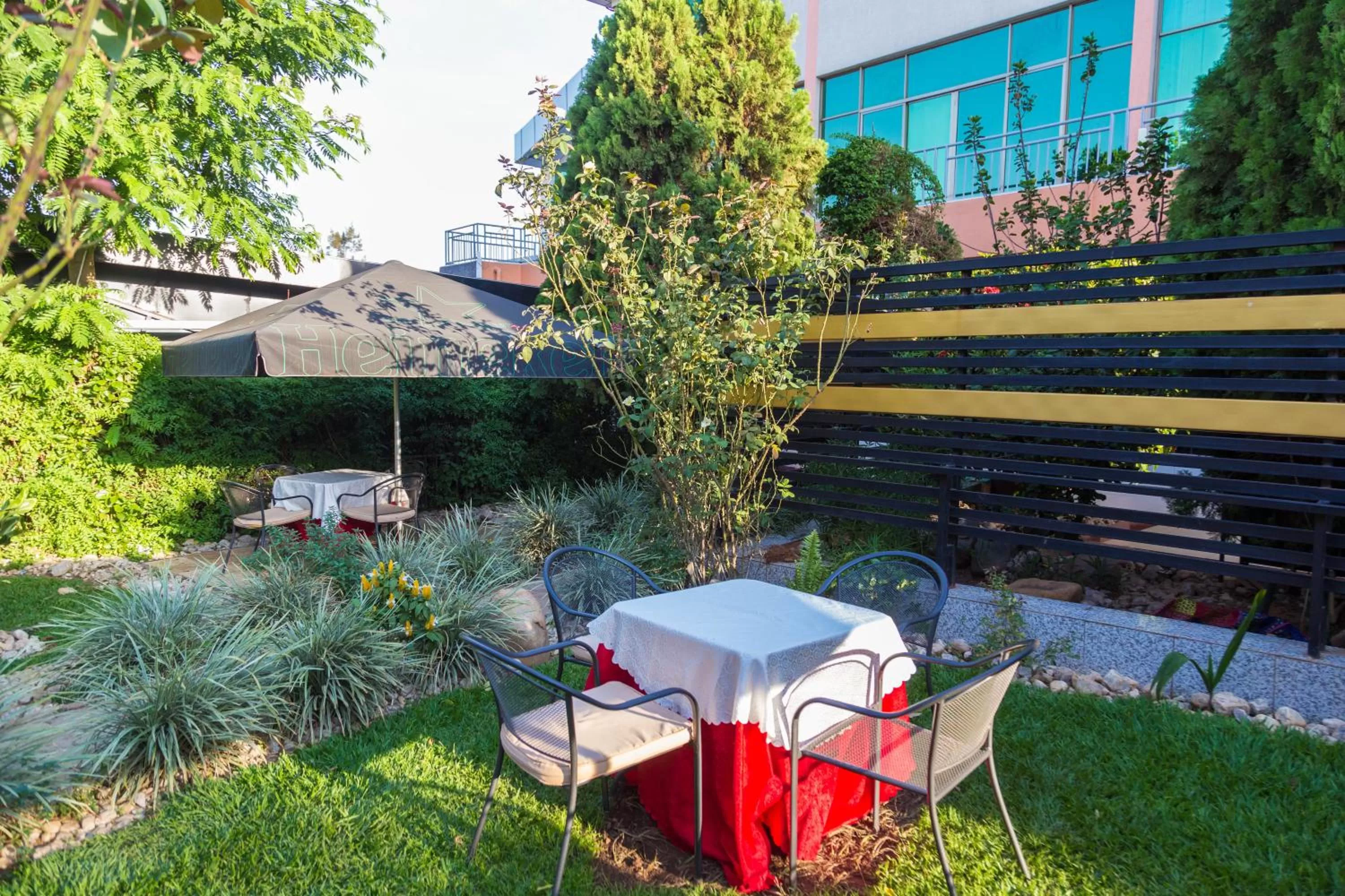 Garden in Olympic Hotel