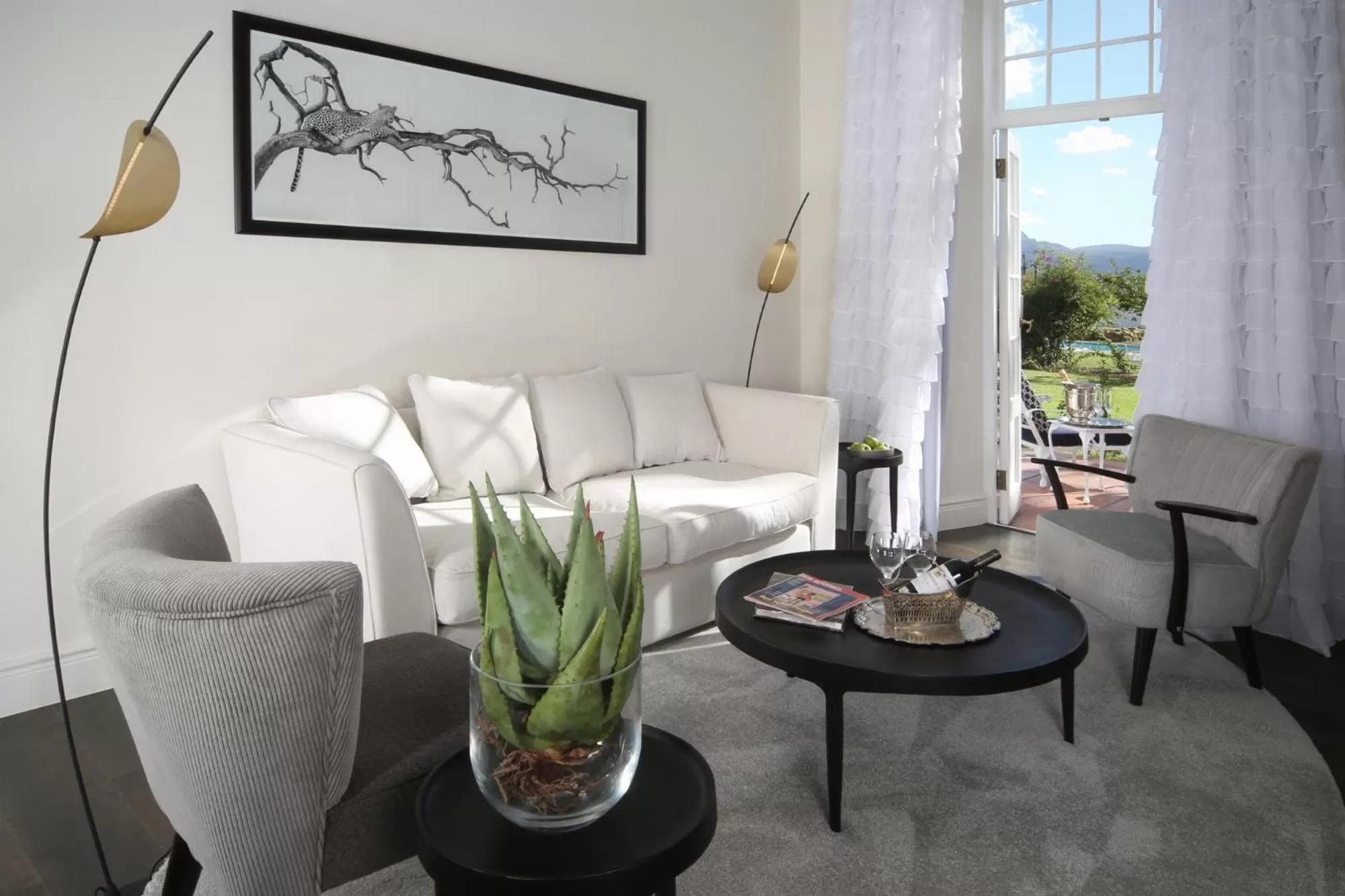 Seating area in Adara Palmiet Valley Luxurious Boutique Farm Hotel