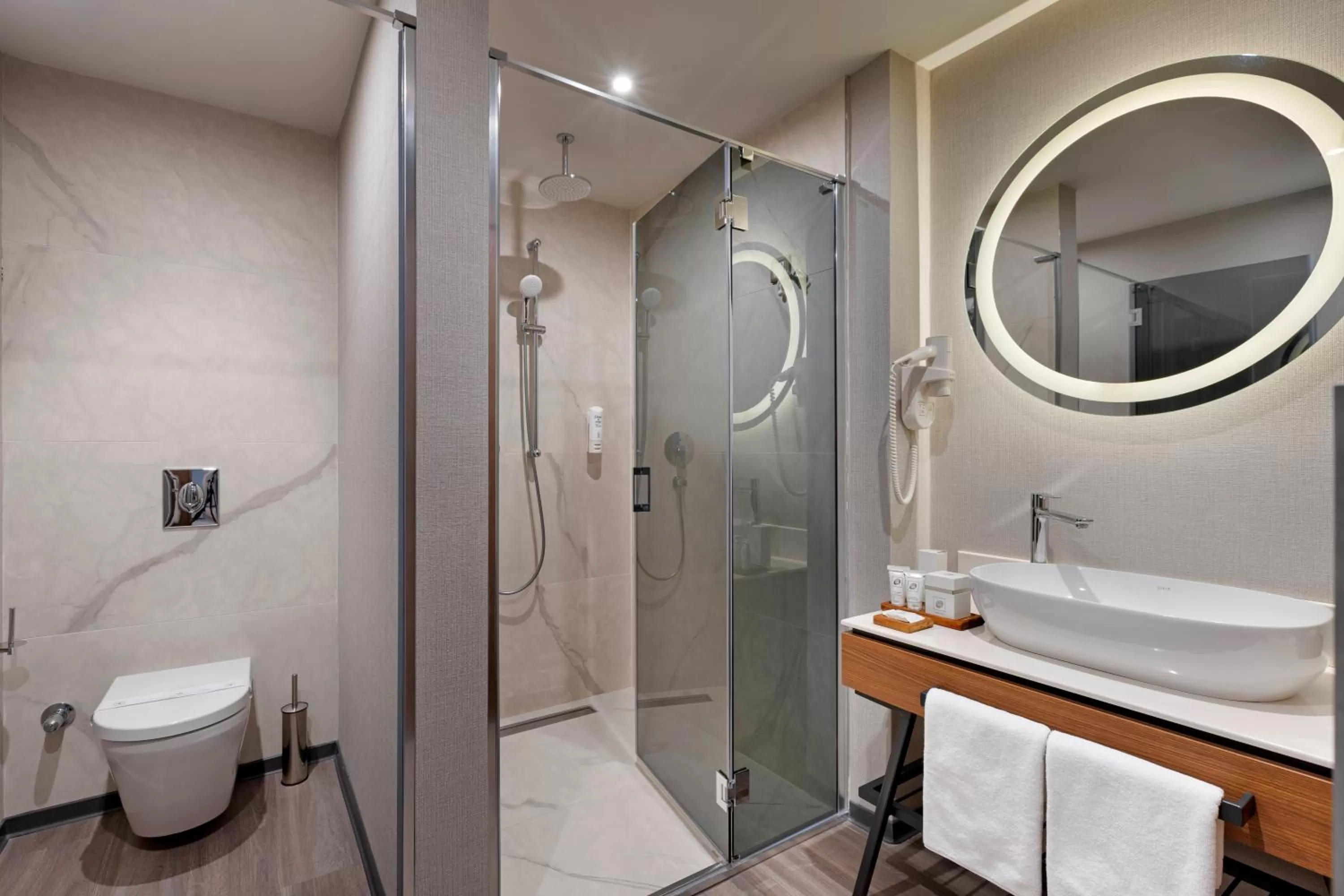 Shower in Limak Skopje Luxury Hotel