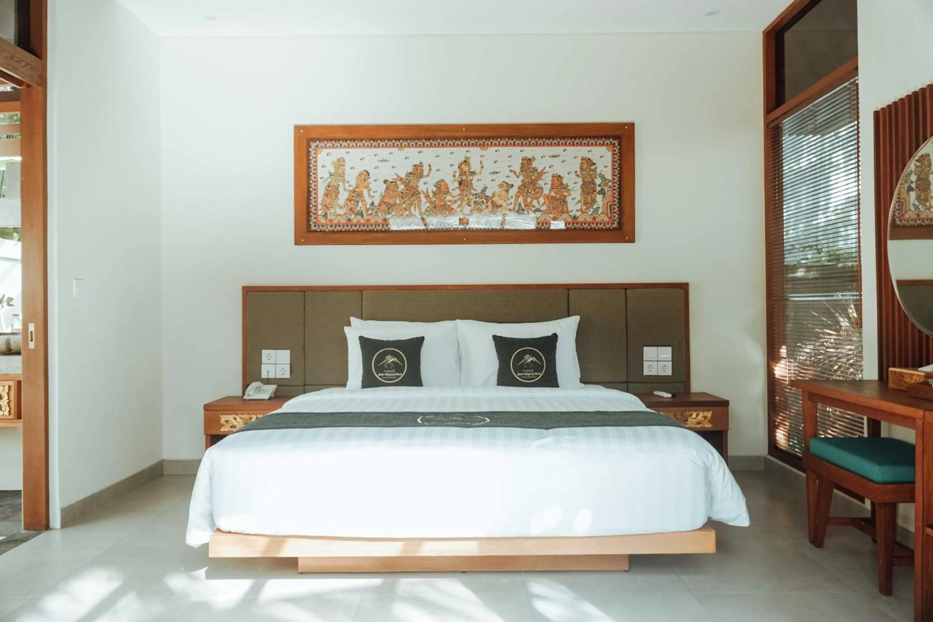 Bedroom, Bed in Alam Wayang Ubud - CHSE Certified