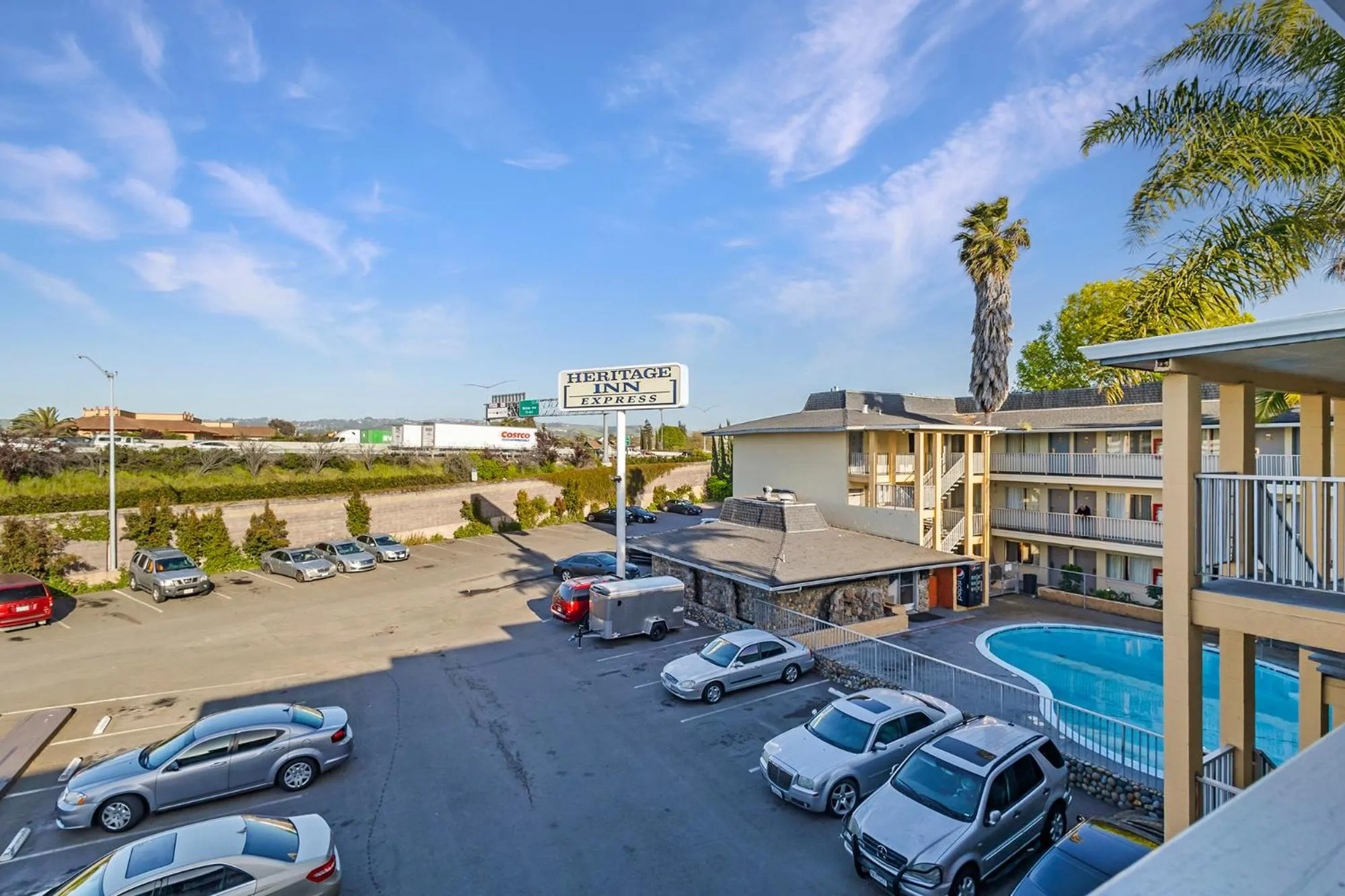 Property building in Heritage Inn Express Hayward