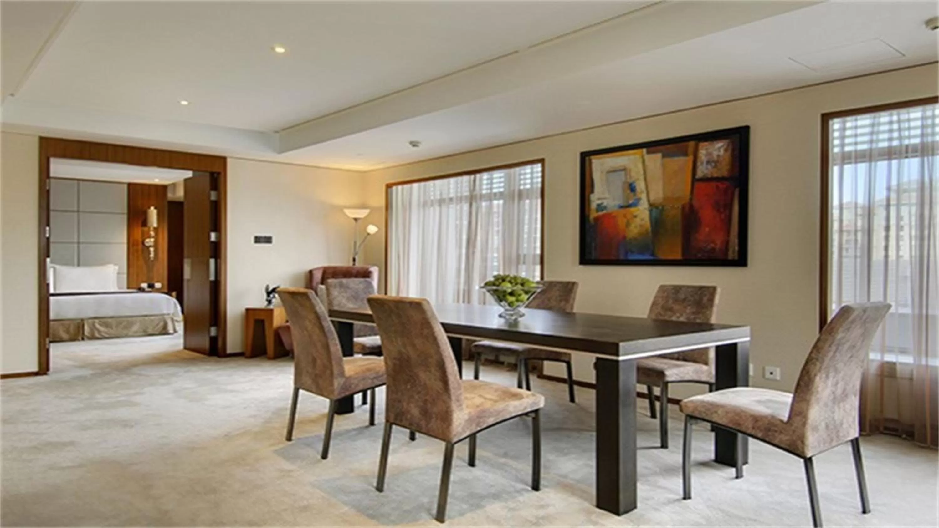 Bedroom, Bed in Marco Polo Parkside, Beijing