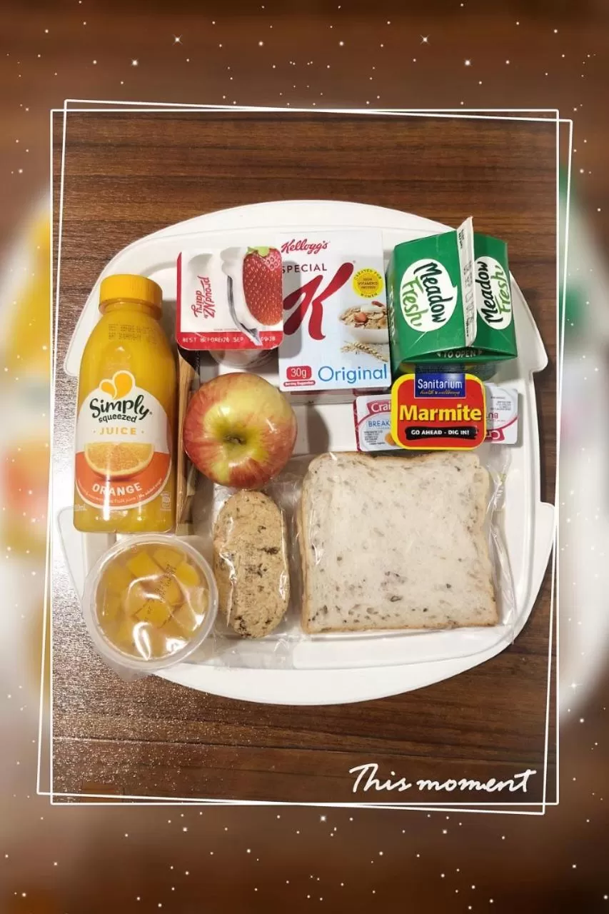 Continental breakfast in Golden Star Motel