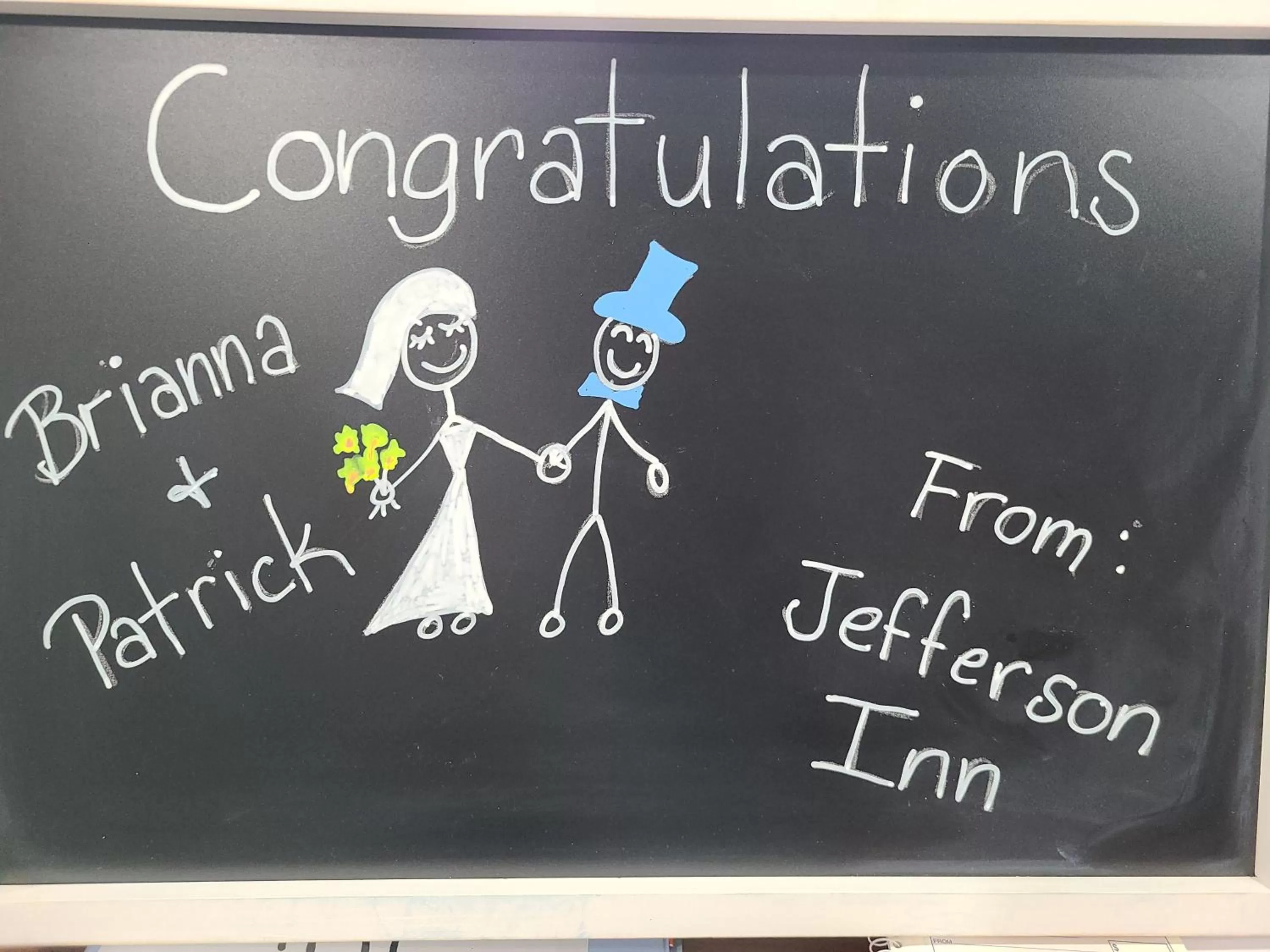 group of guests in Jefferson Inn