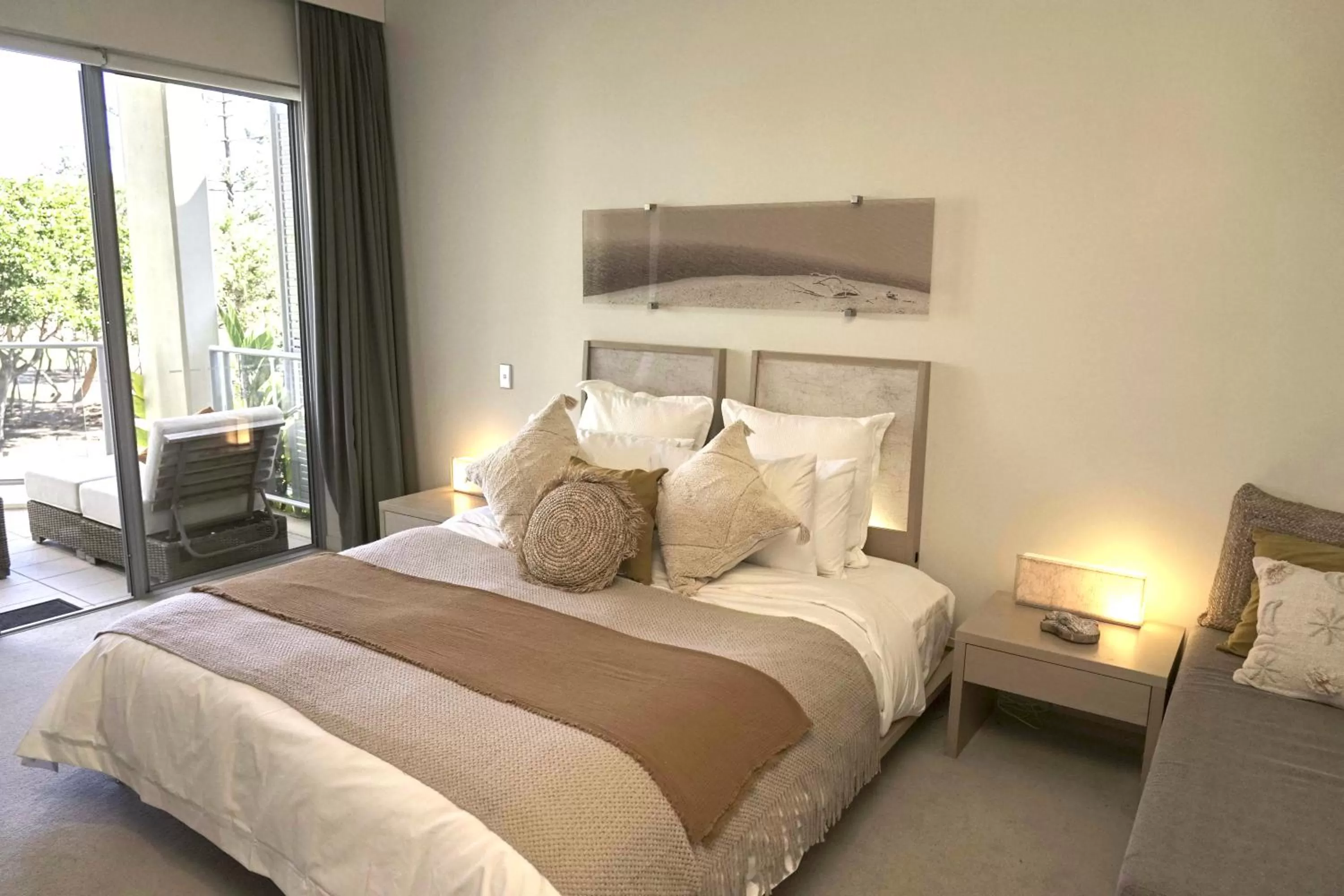 Bedroom, Bed in Peppers Balé Luxury Beach Accommodation Kingscliff - privately let