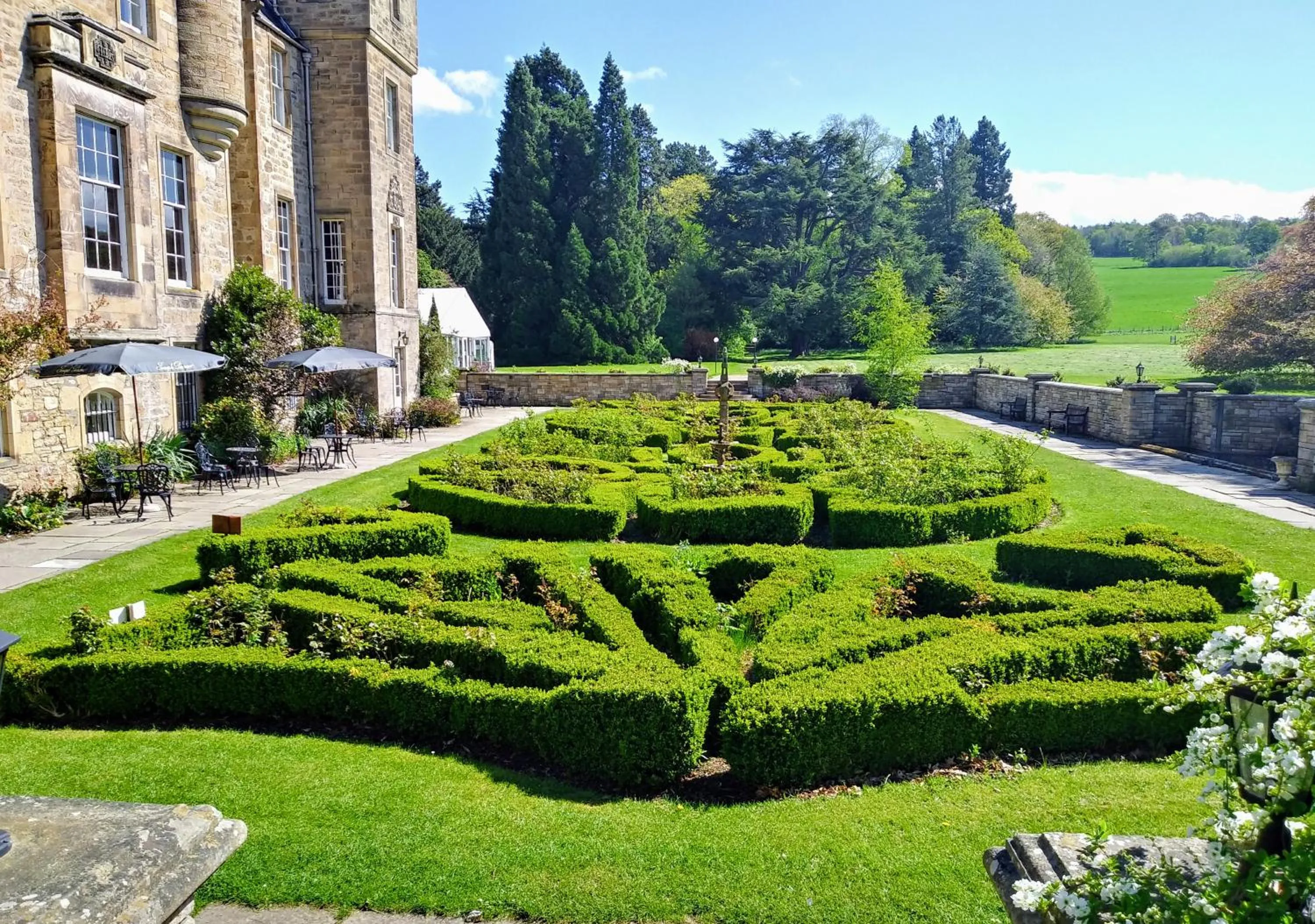 Garden in Carberry Tower Mansion House and Estate