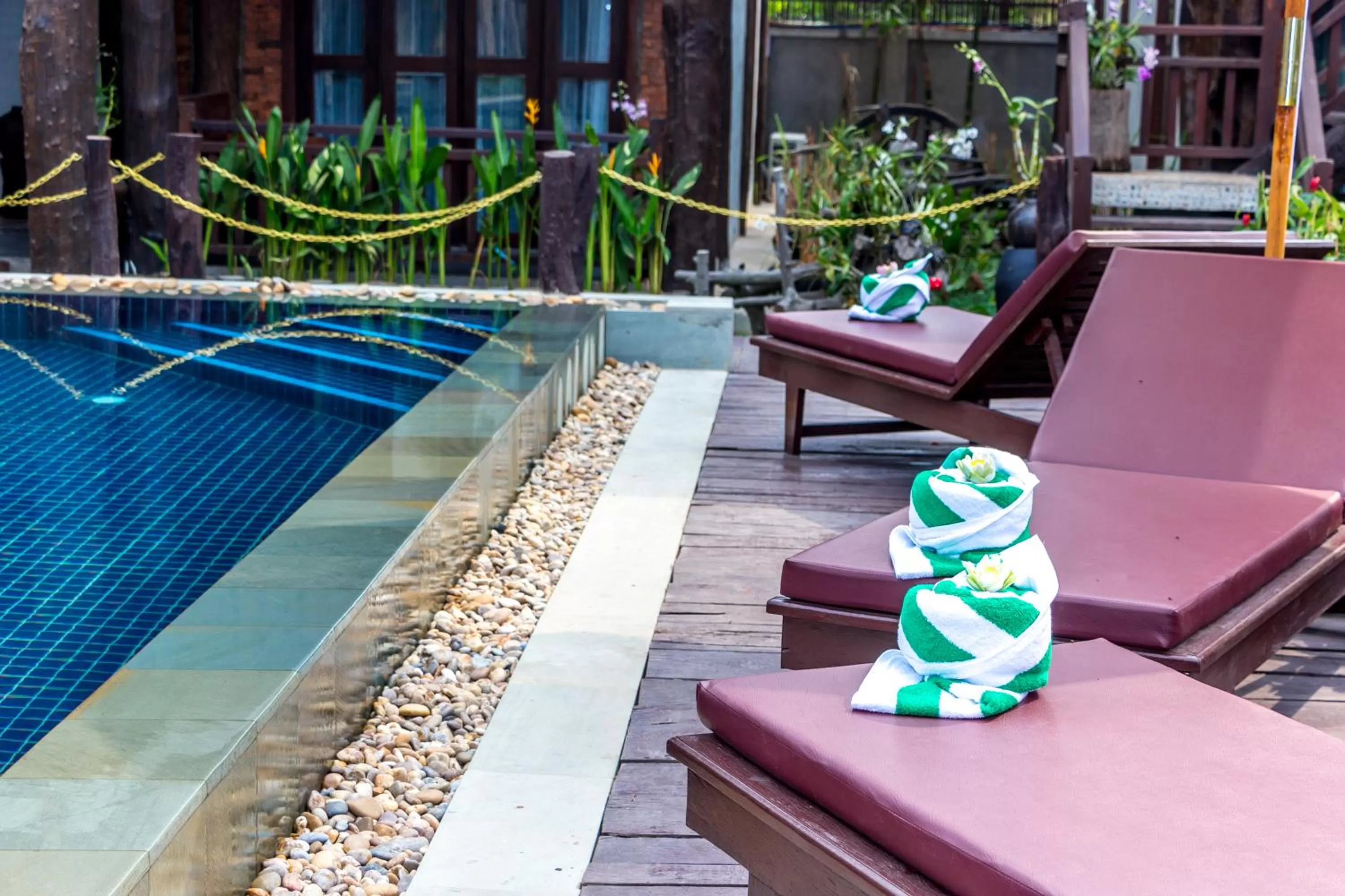 Swimming pool in Java Wooden Villa & Residence