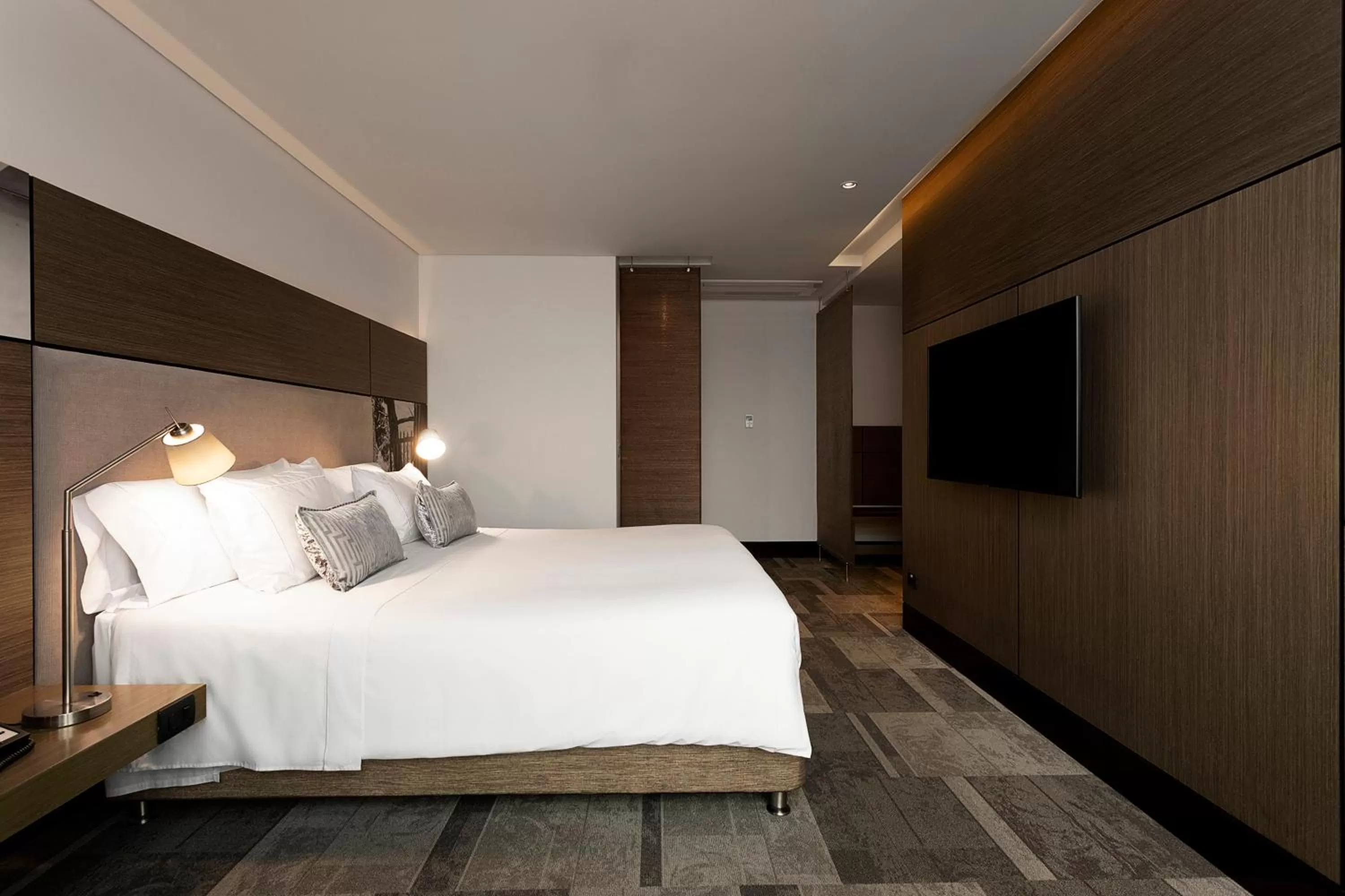 Photo of the whole room, Bed in EK Hotel By Preferred Hotels Group