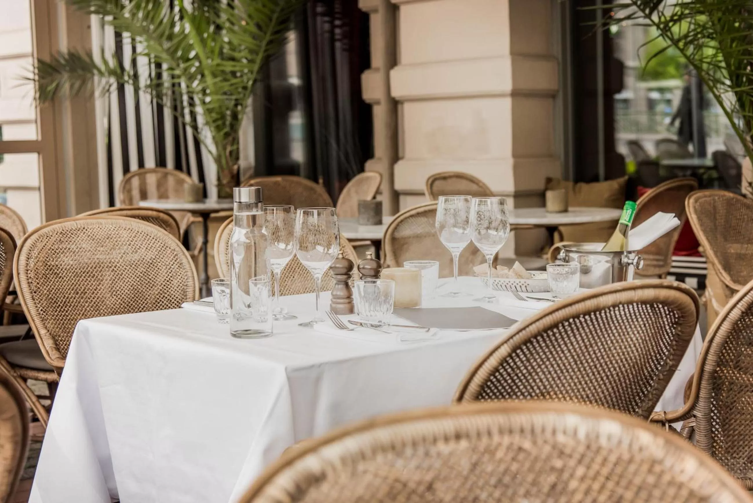 Patio in Hotel Eggers