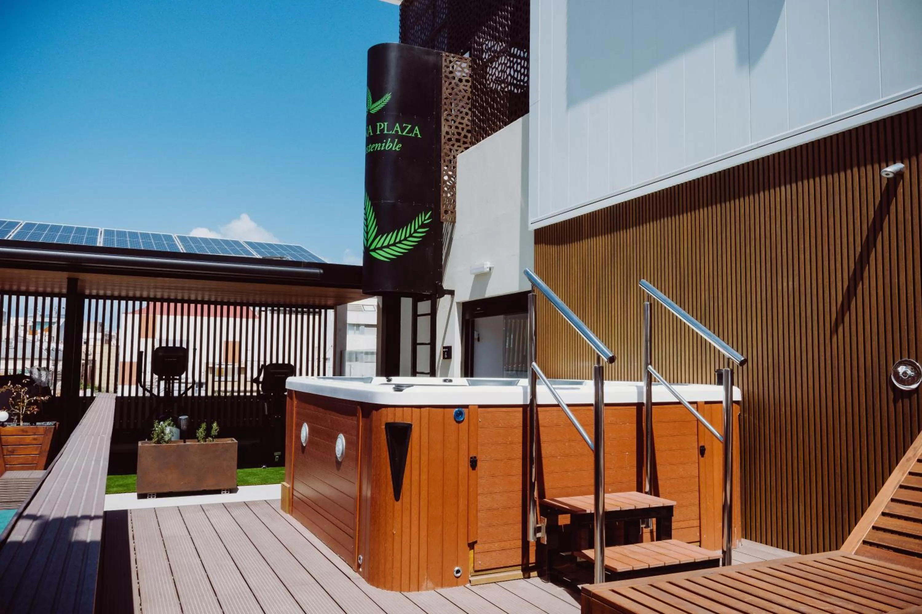 Solarium in Catalina Plaza Hotel Sostenible