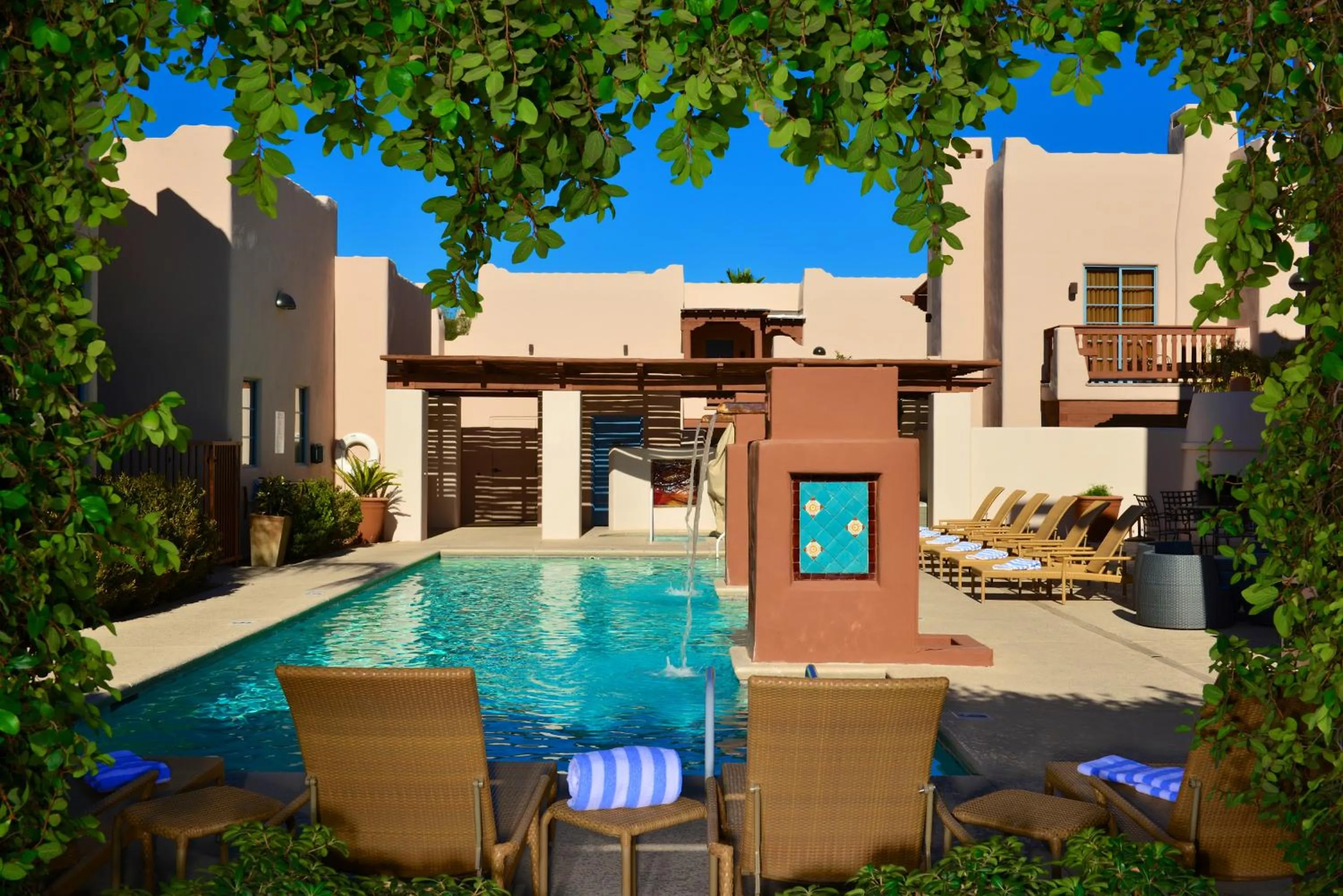 Patio in Lodge On The Desert