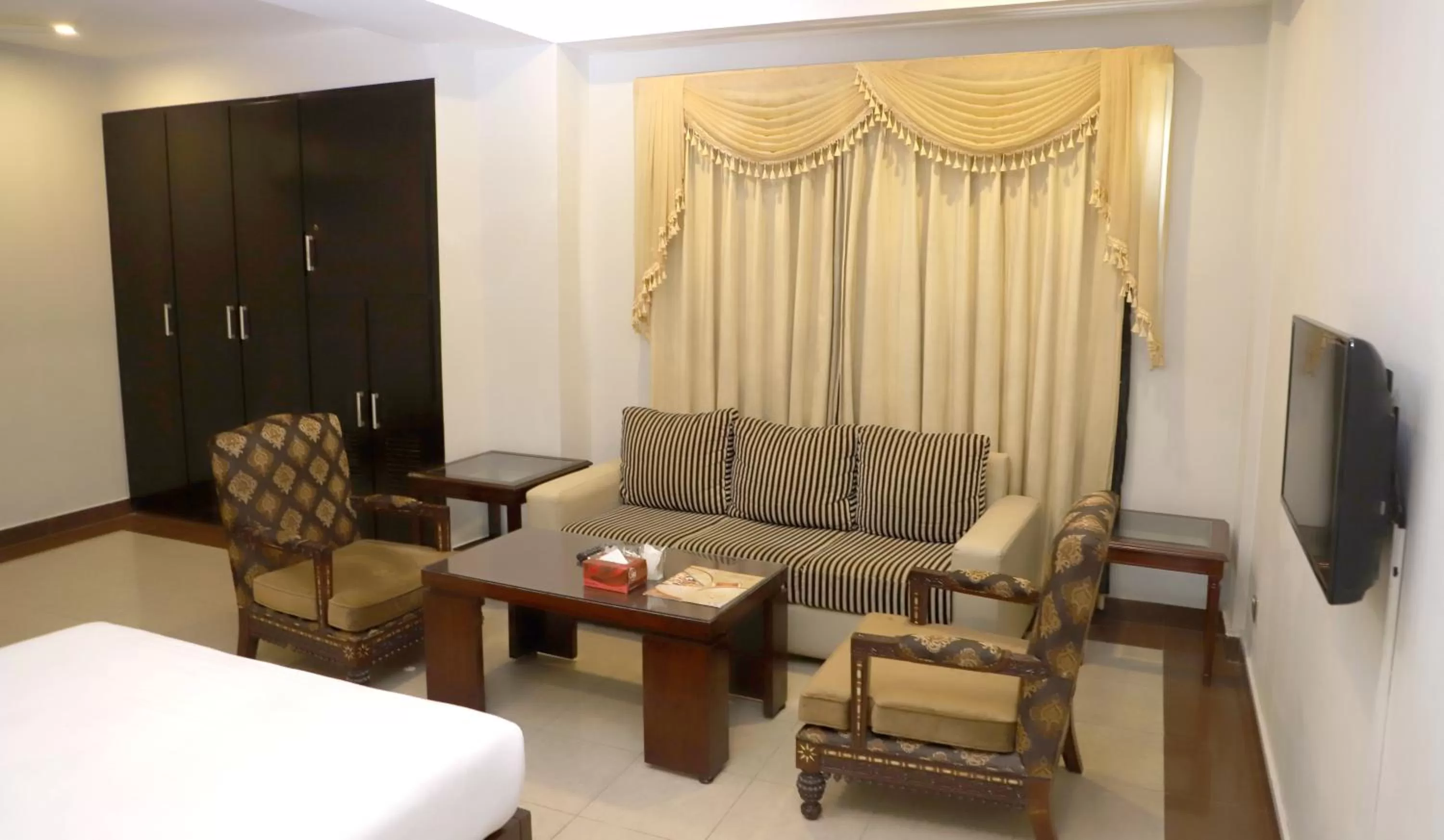 Seating area in Hotel Multan Continental