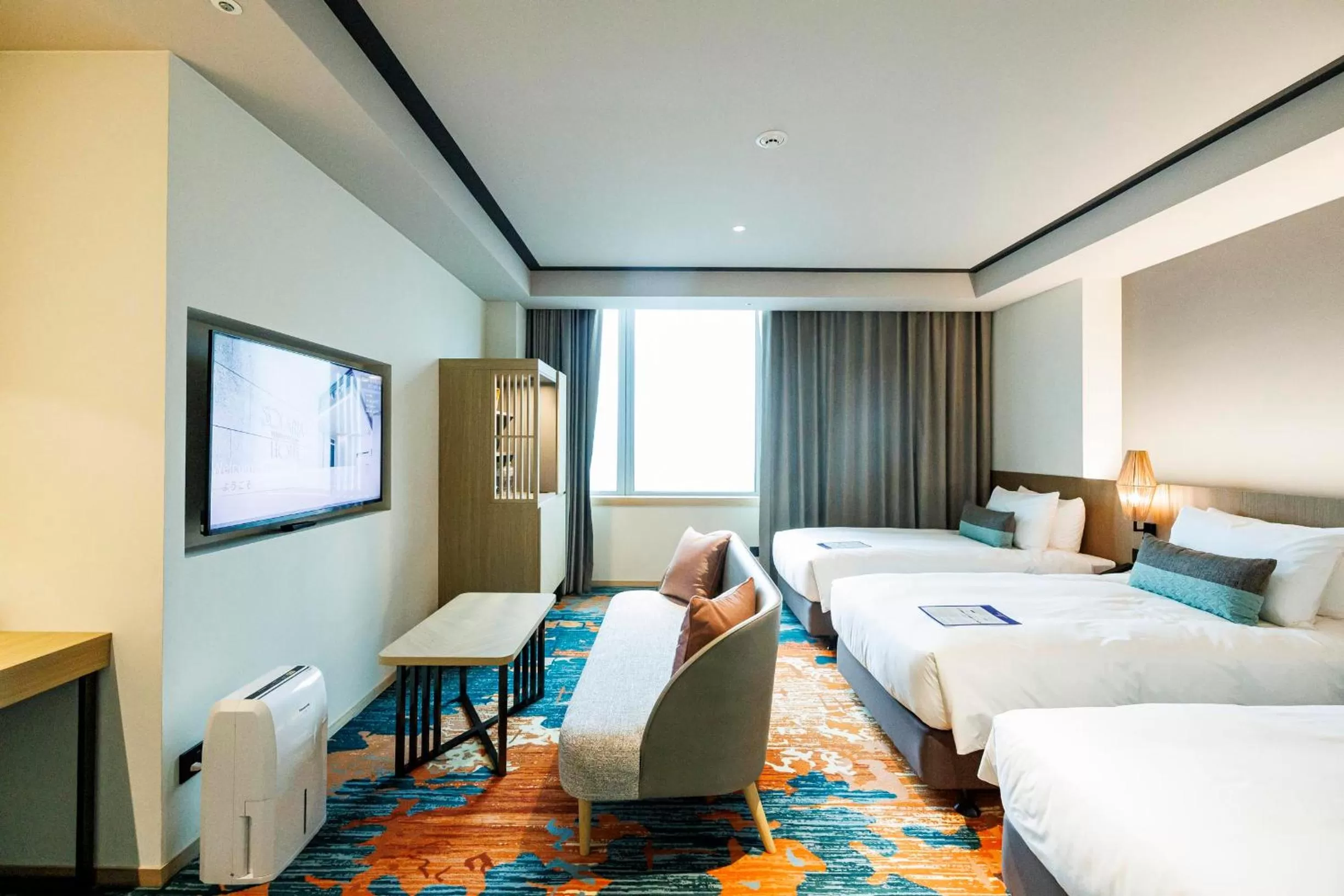 Photo of the whole room, Bed in Solaria Nishitetsu Hotel Taipei Ximen