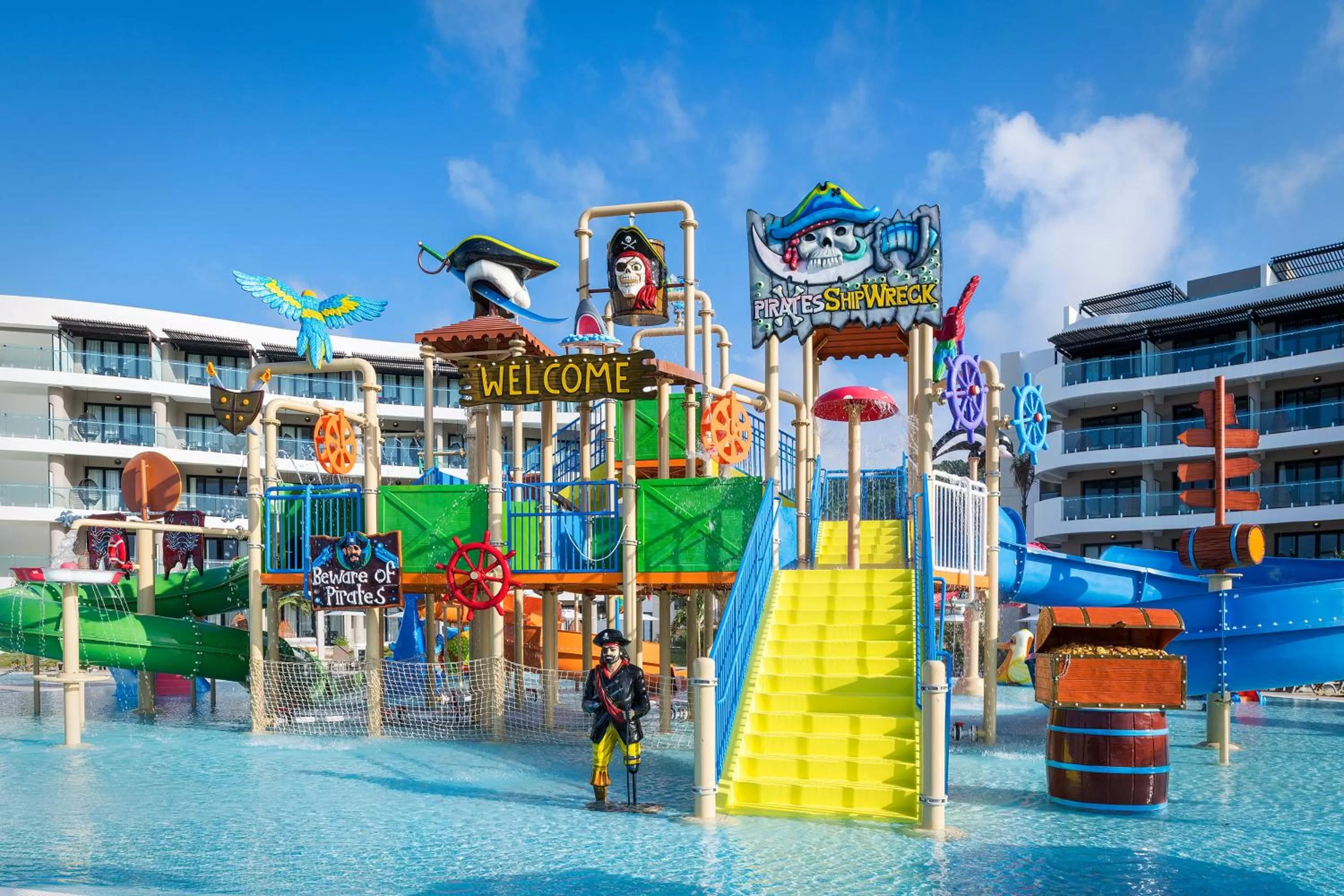 Aqua park in Ocean Coral Spring Resort - All Inclusive