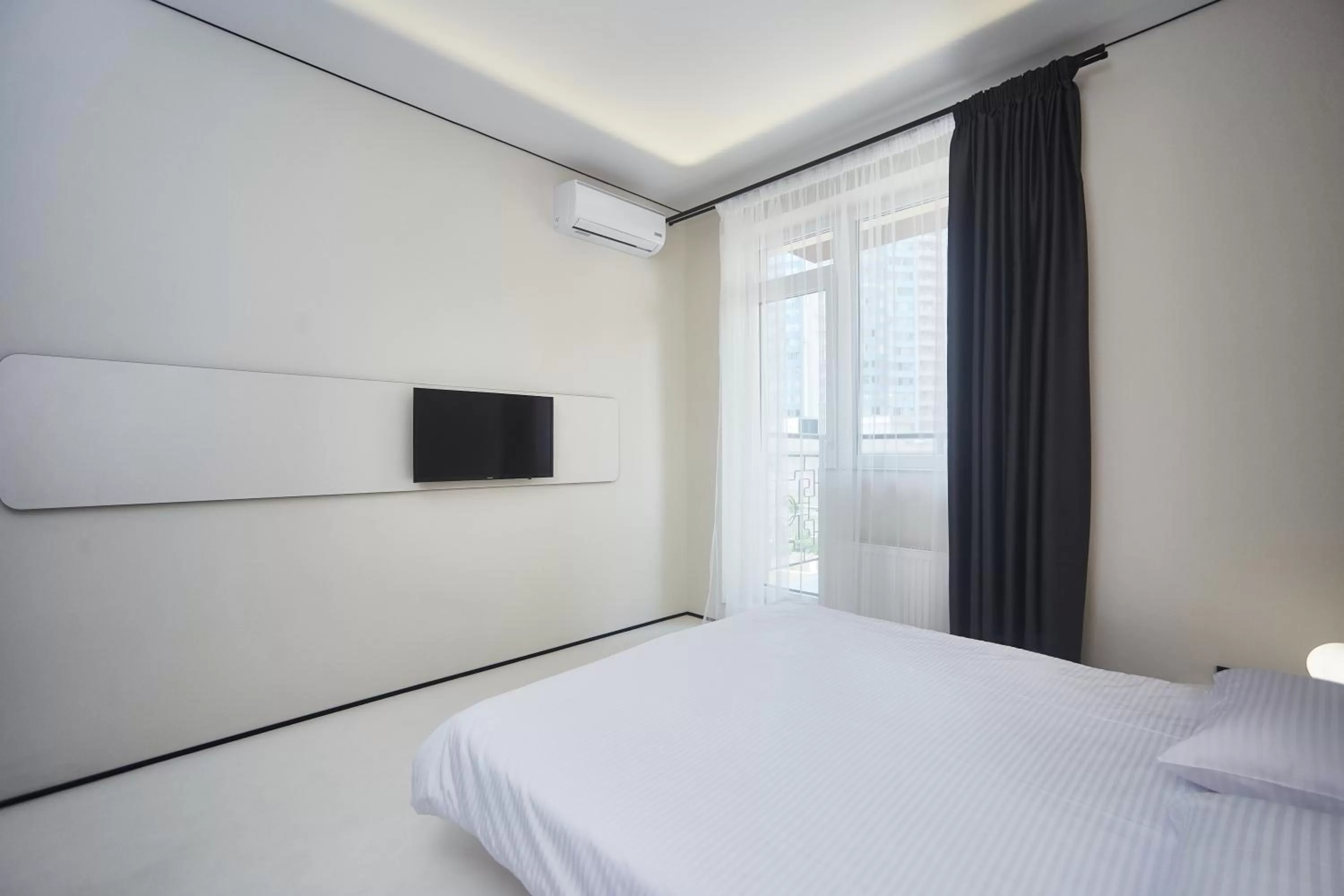 Bed in Ultramarinn Hotel