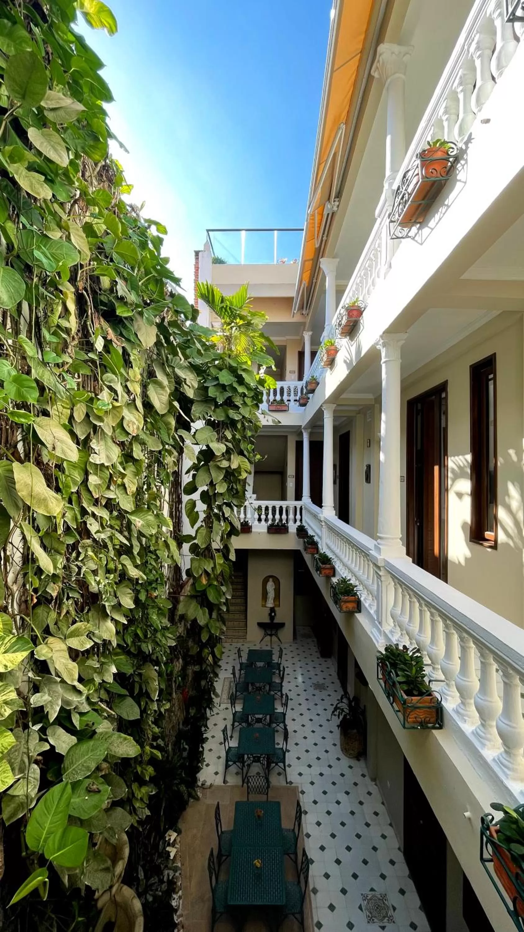 Property building in Hotel Casa La Fe