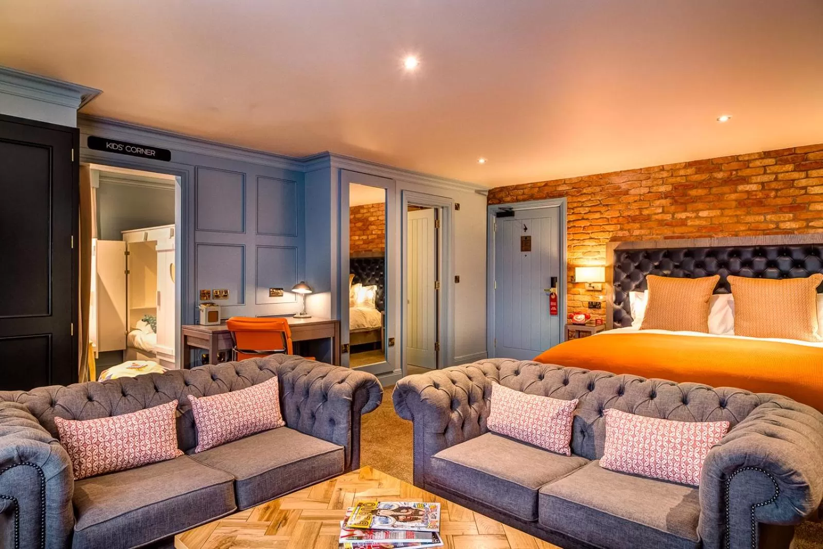 Seating area, Bed in The Great House, Sonning, Berkshire