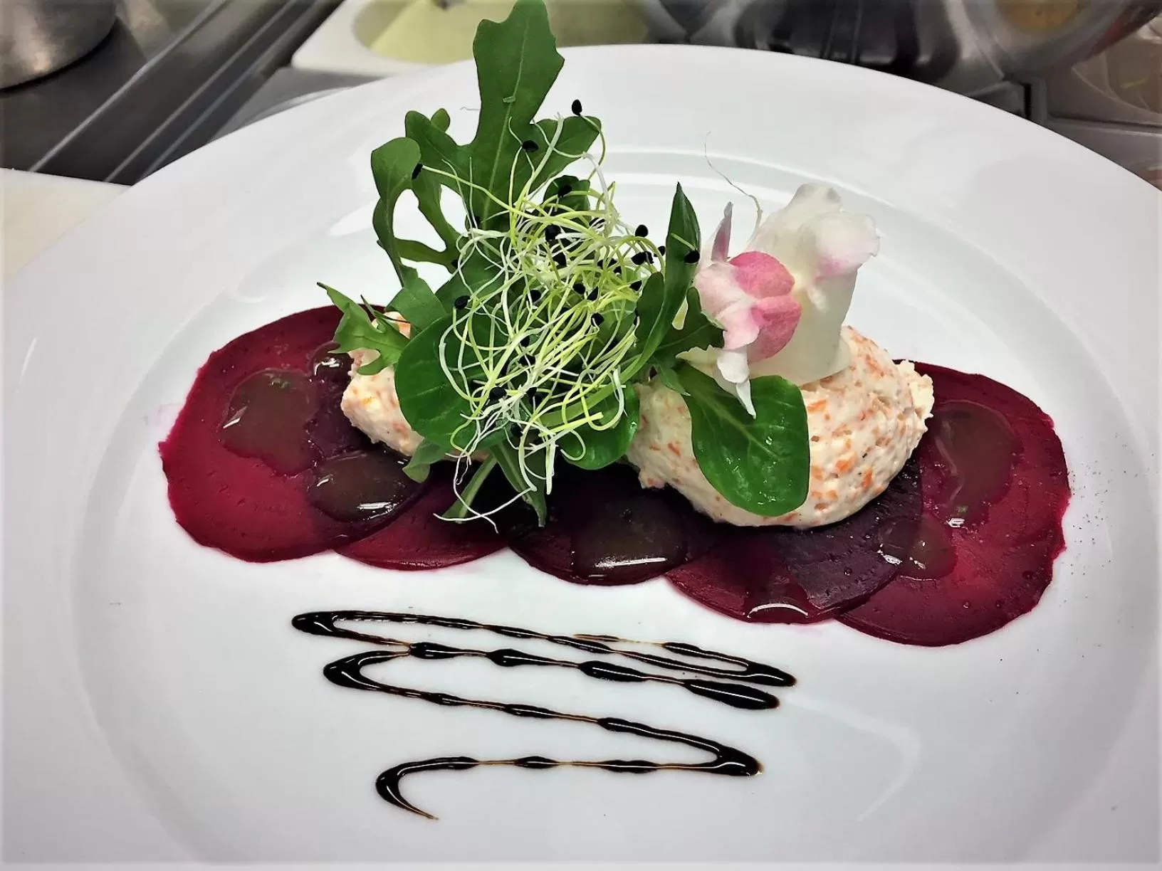 Food close-up in Hotel Restaurant La Furca