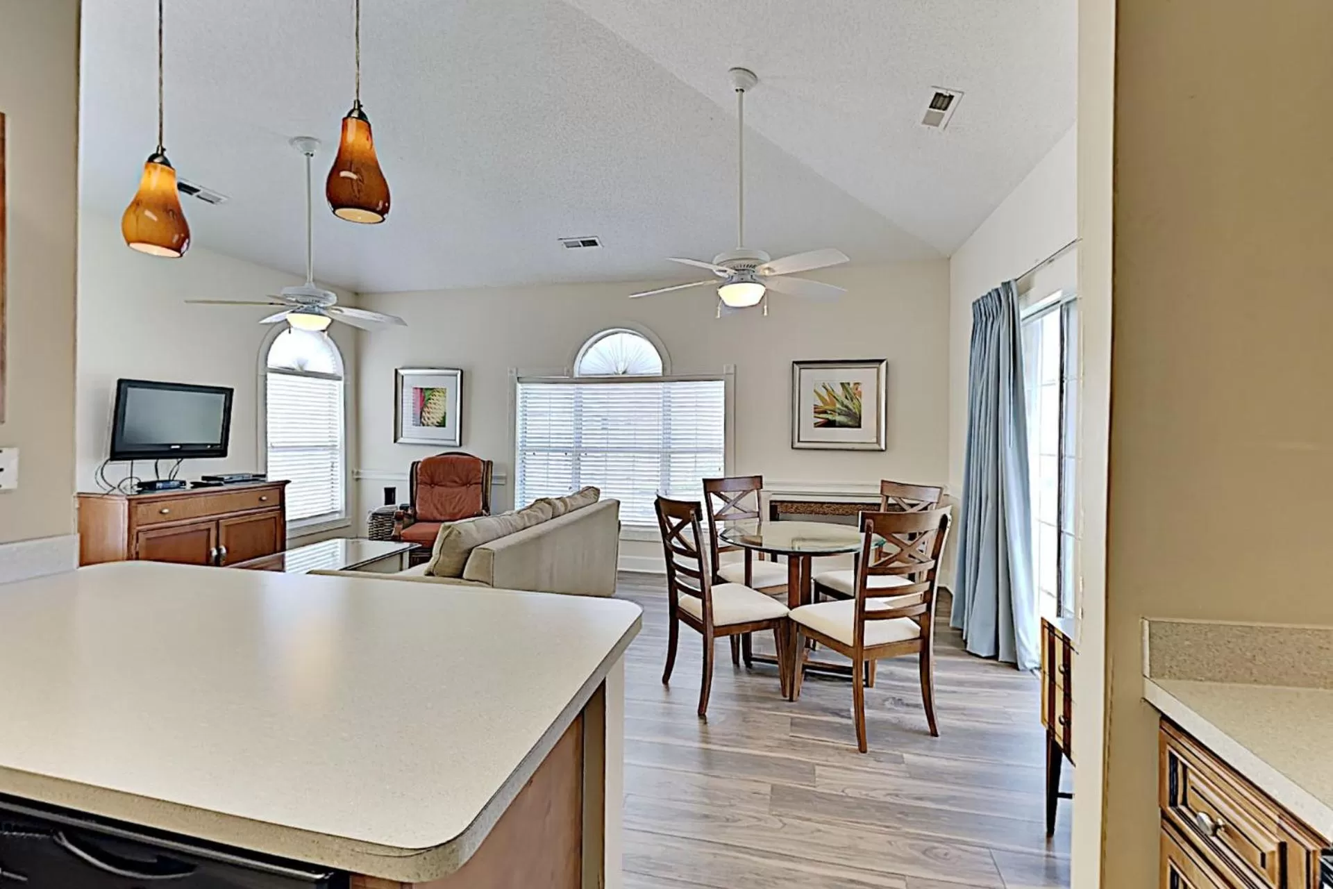 Living room in Myrtlewood Condos