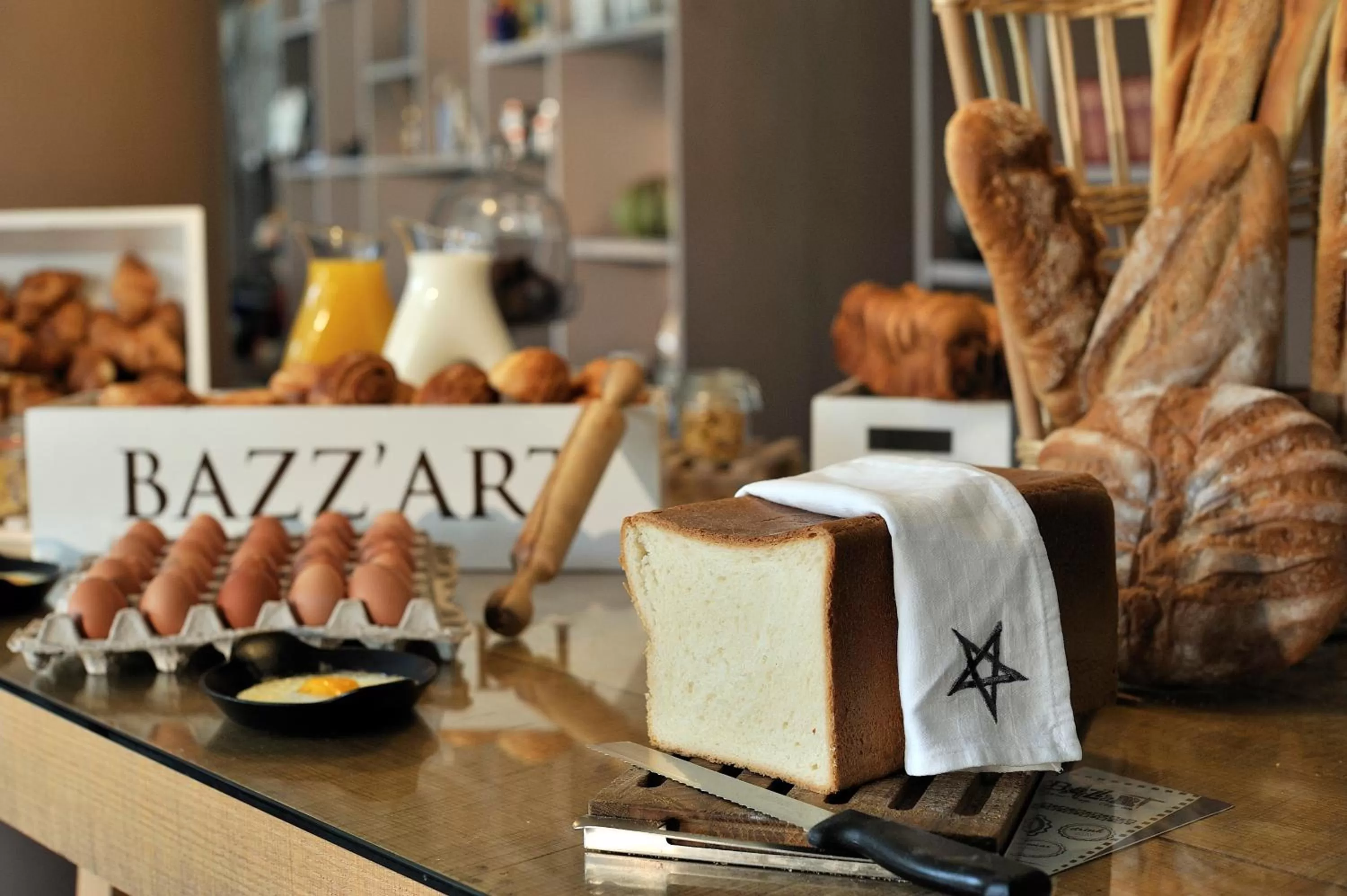 Buffet breakfast in Novotel Marrakech Hivernage