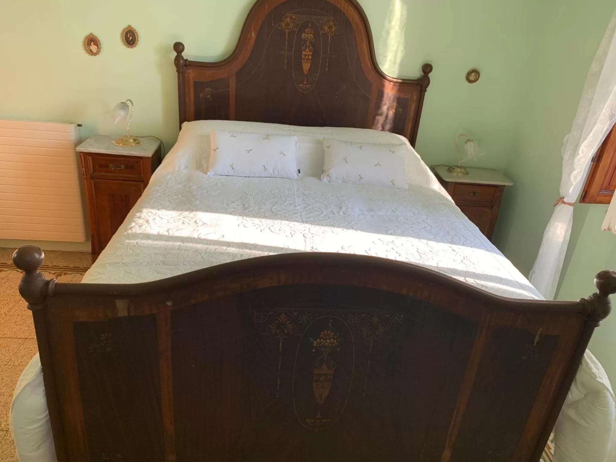 Bed in Villa Adelina
