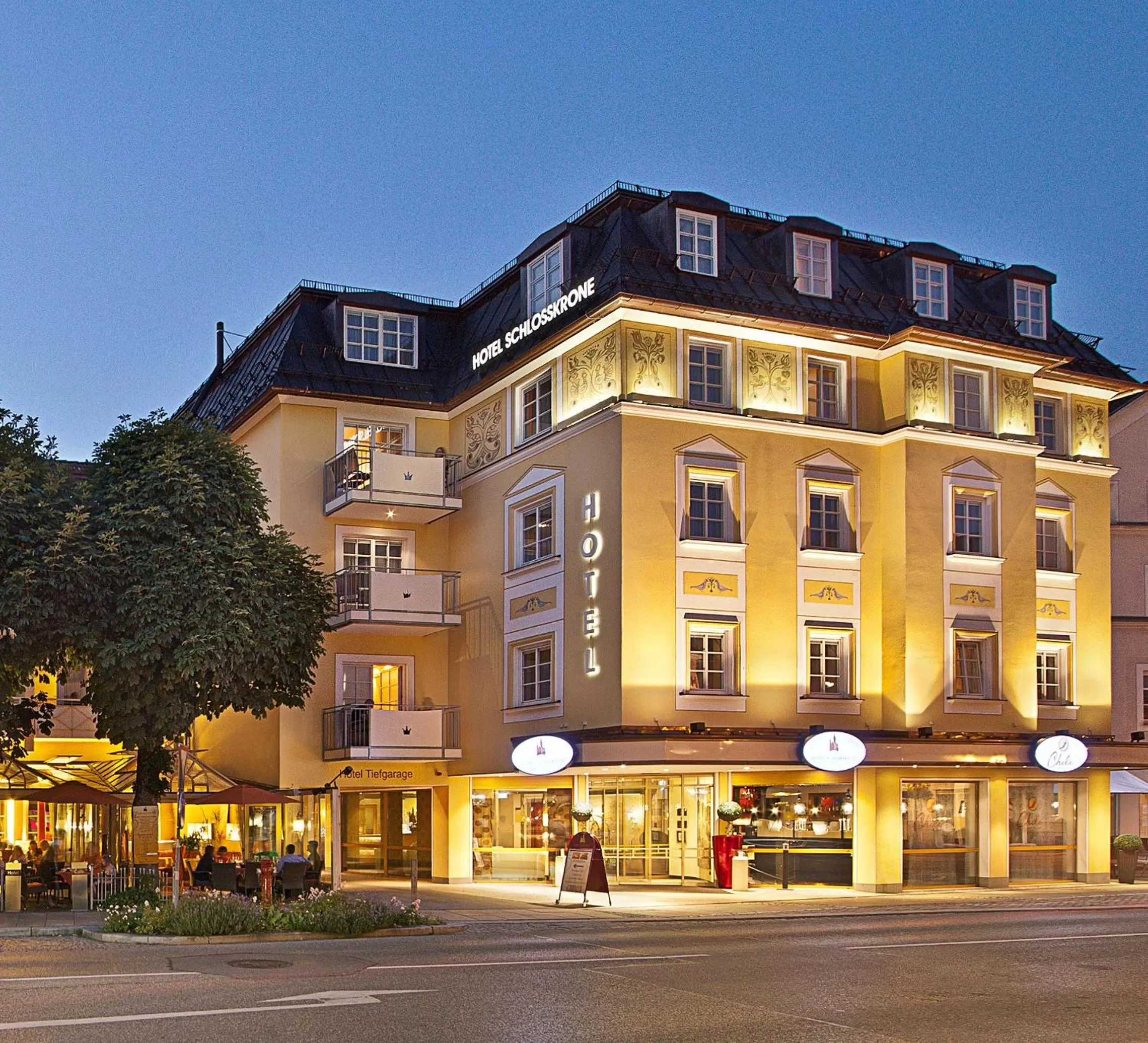 Property building in Hotel Schlosskrone