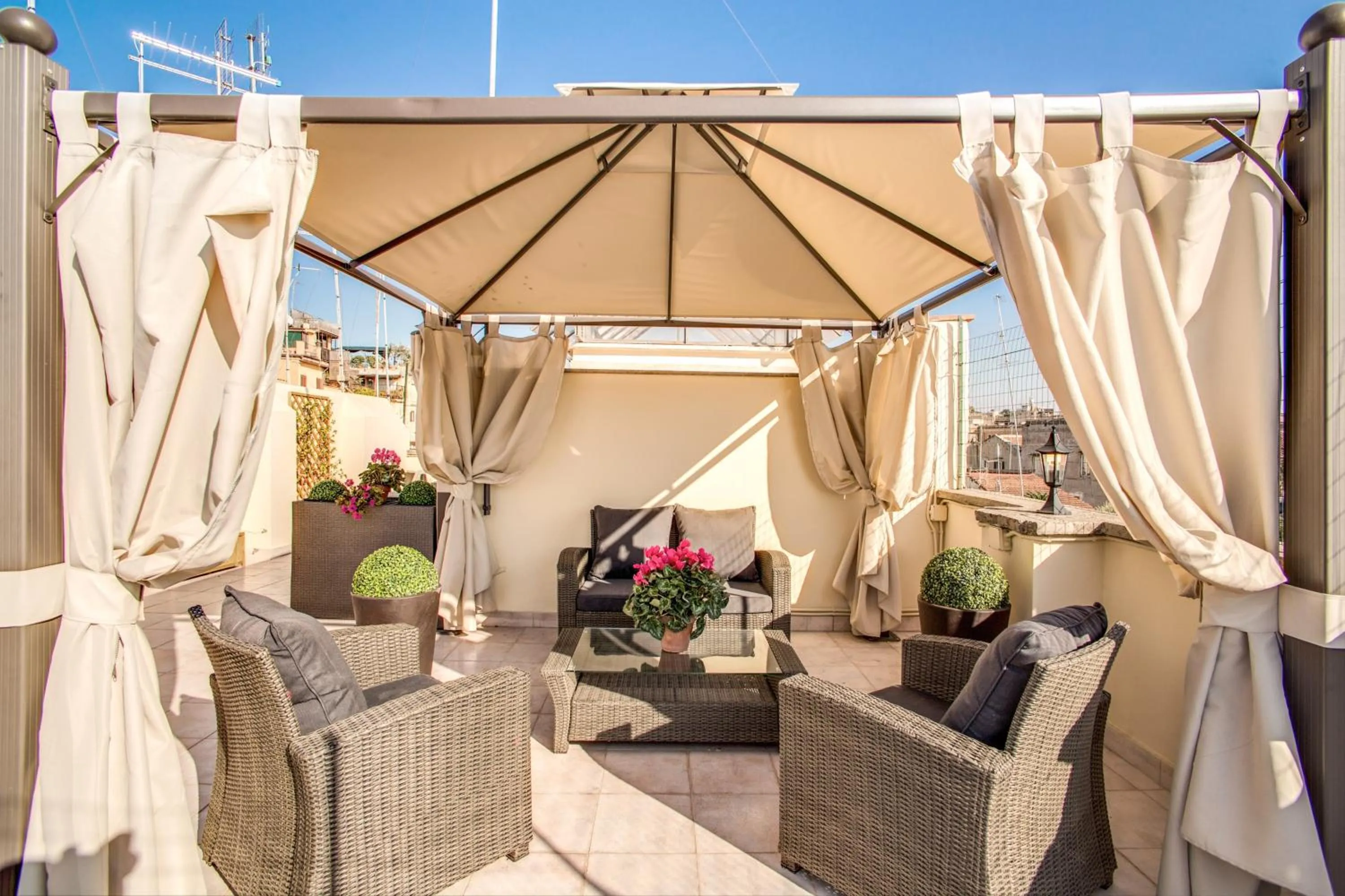 Balcony/Terrace in Hotel Anfiteatro Flavio