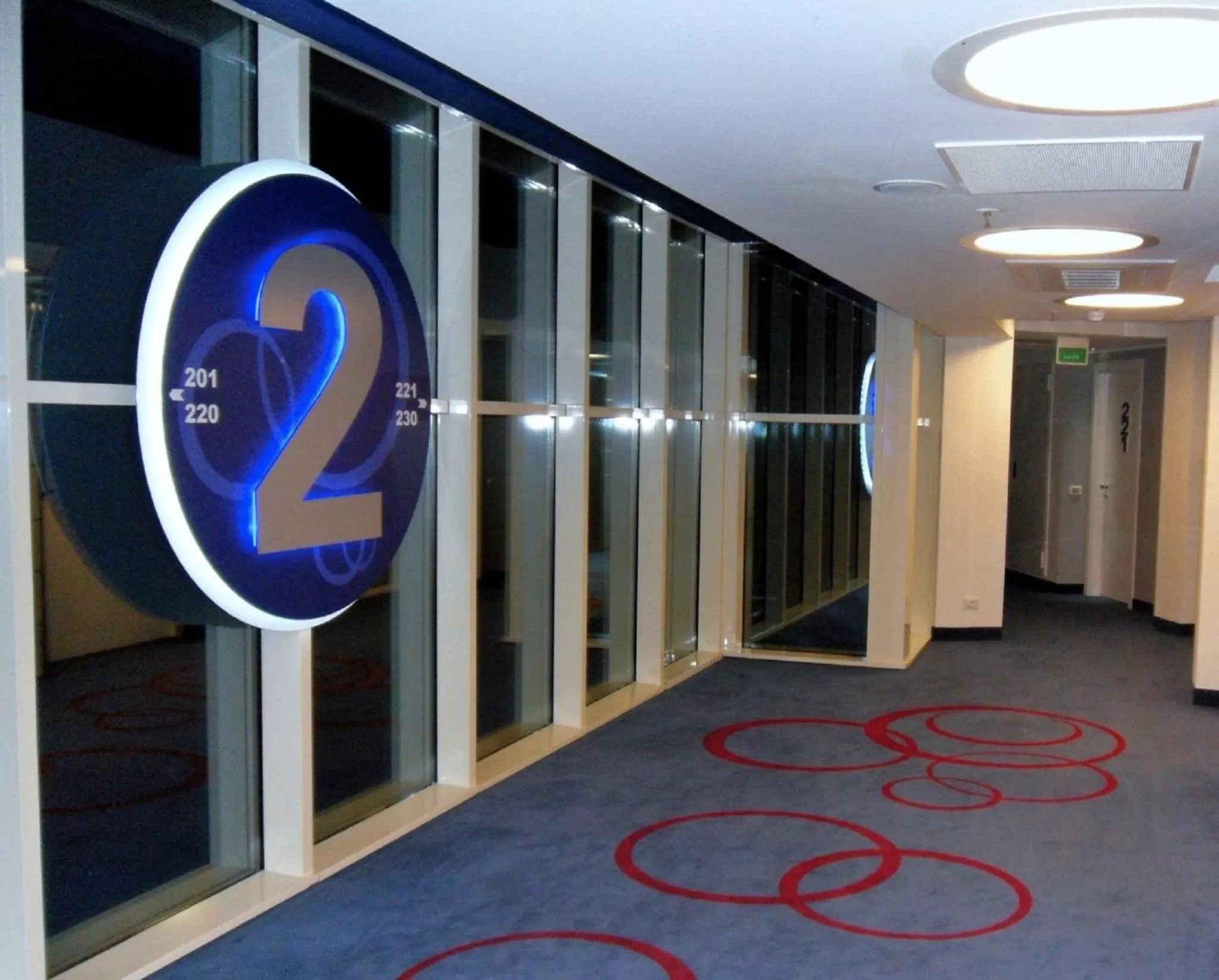 Decorative detail in Idea Hotel Milano Malpensa Airport