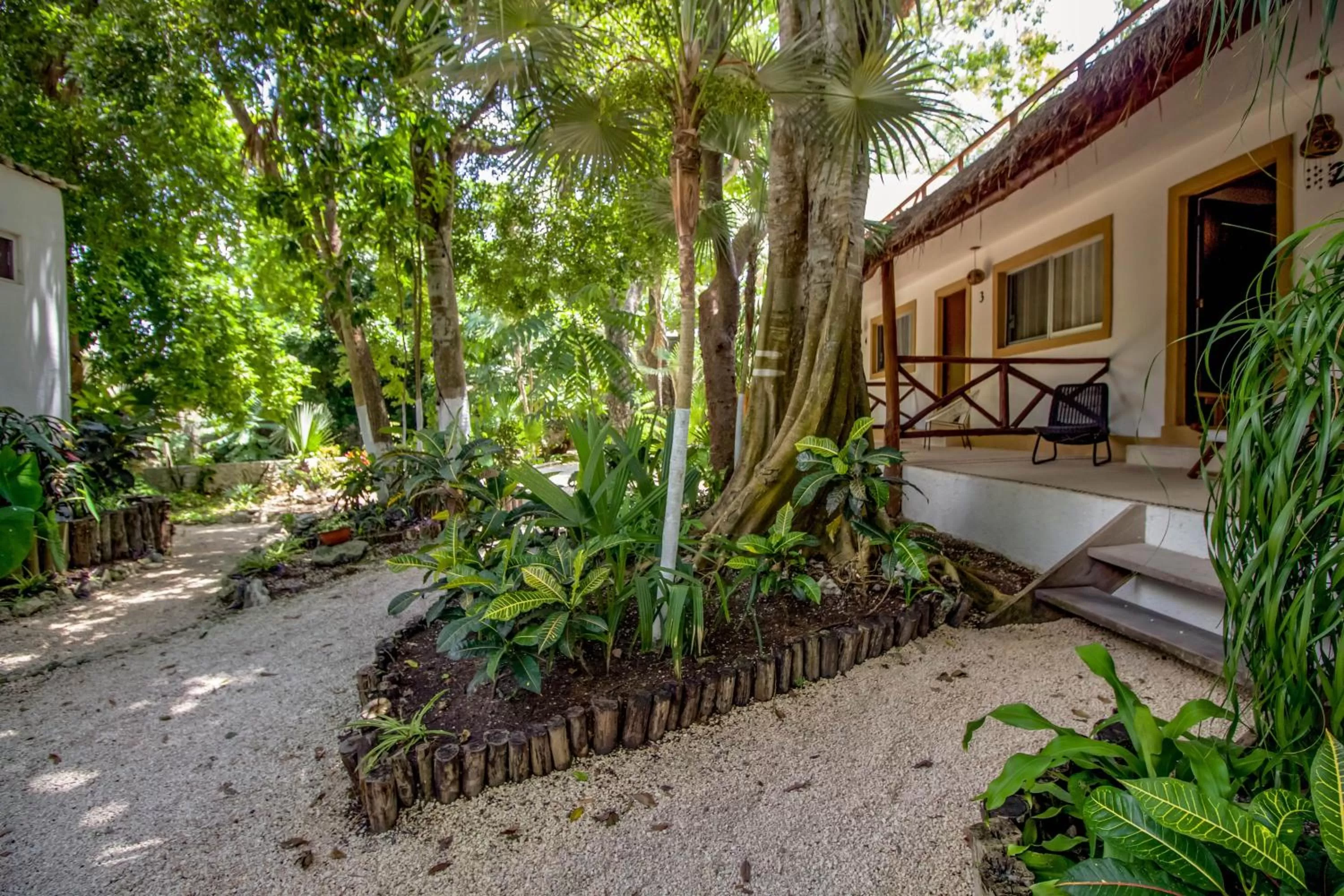 Patio in Hotel Tequila Cancun