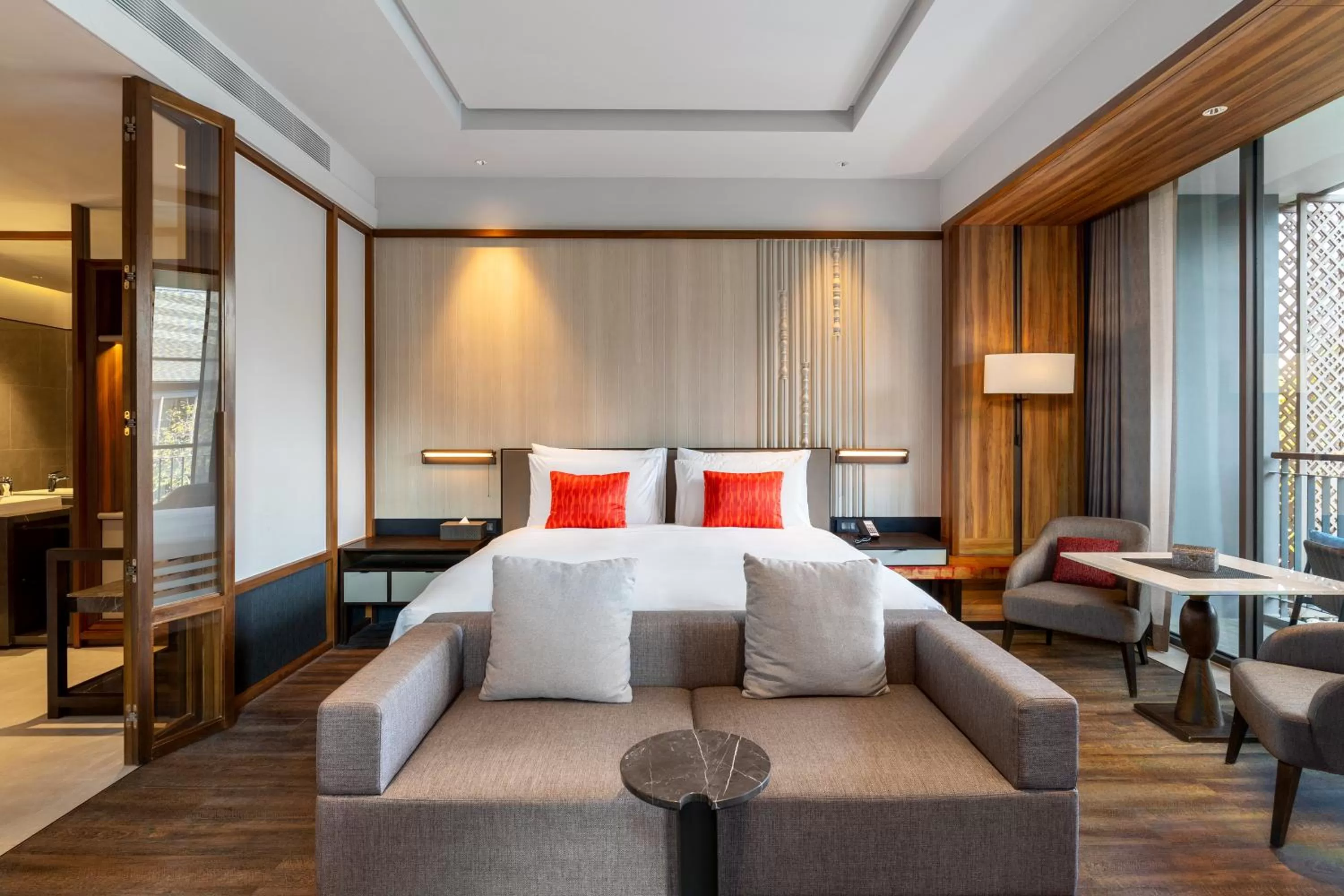 Photo of the whole room, Bed in Villa Deva Resort & Hotel Bangkok