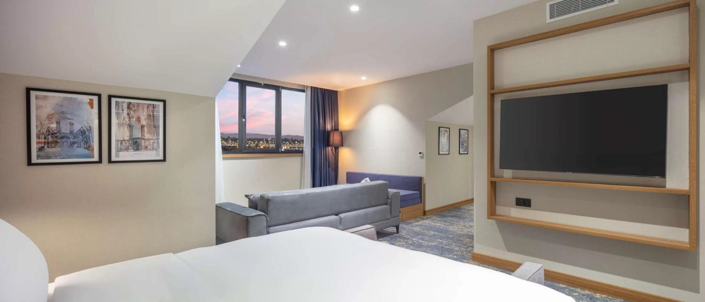 Living room, Bed in Hilton Garden Inn Erzurum