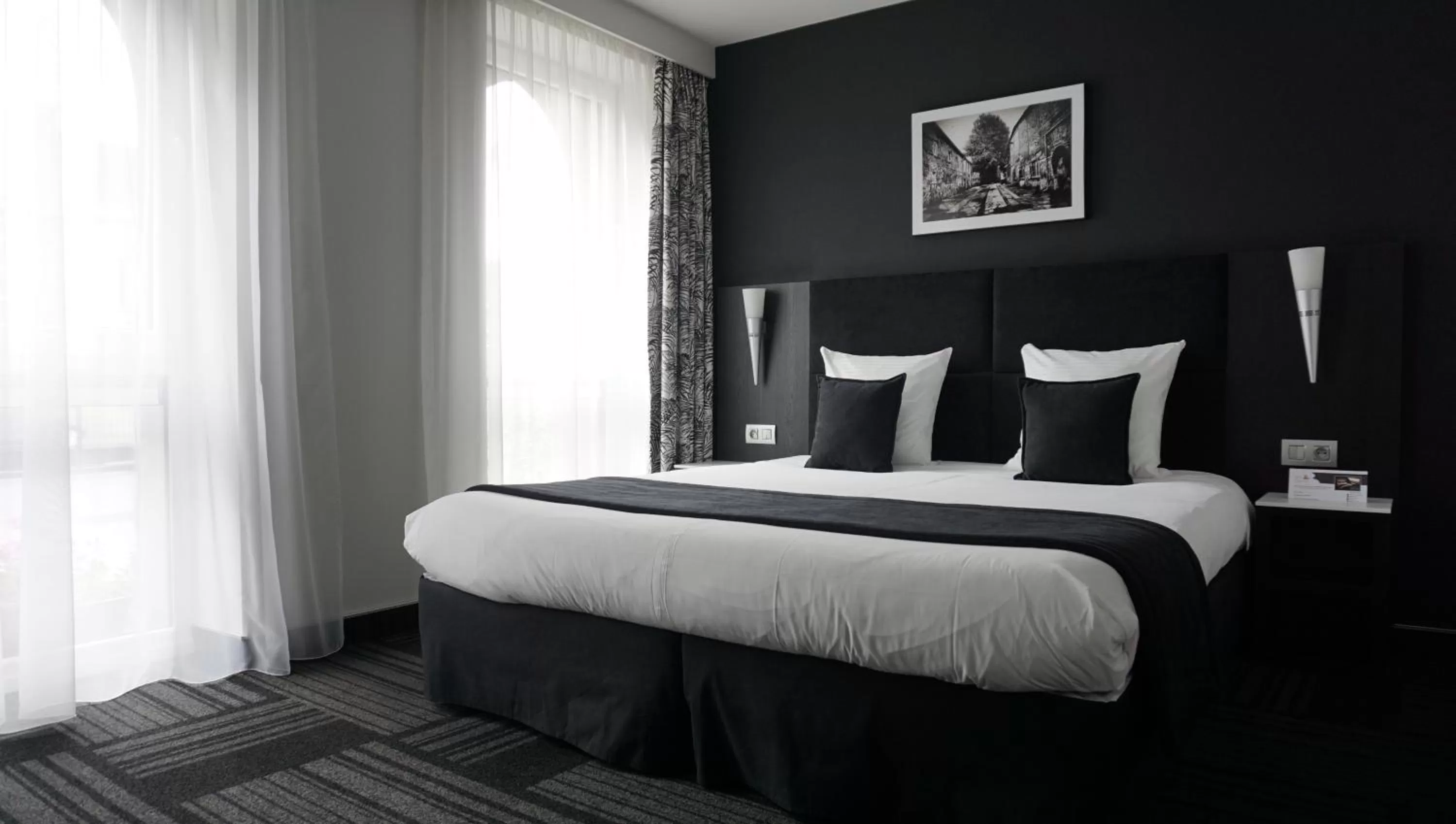 Bed in Hotel Saint Daniel