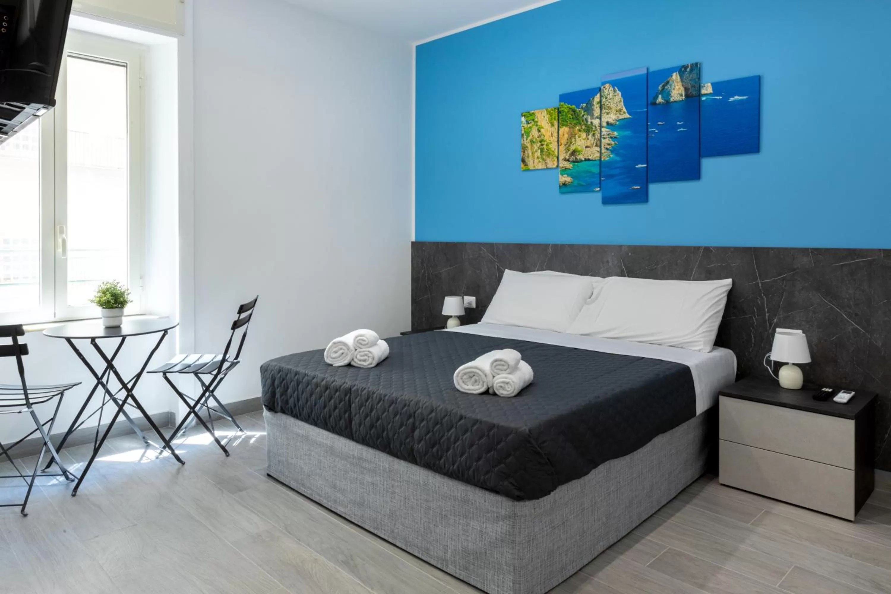 Bed in Partenope Guest House